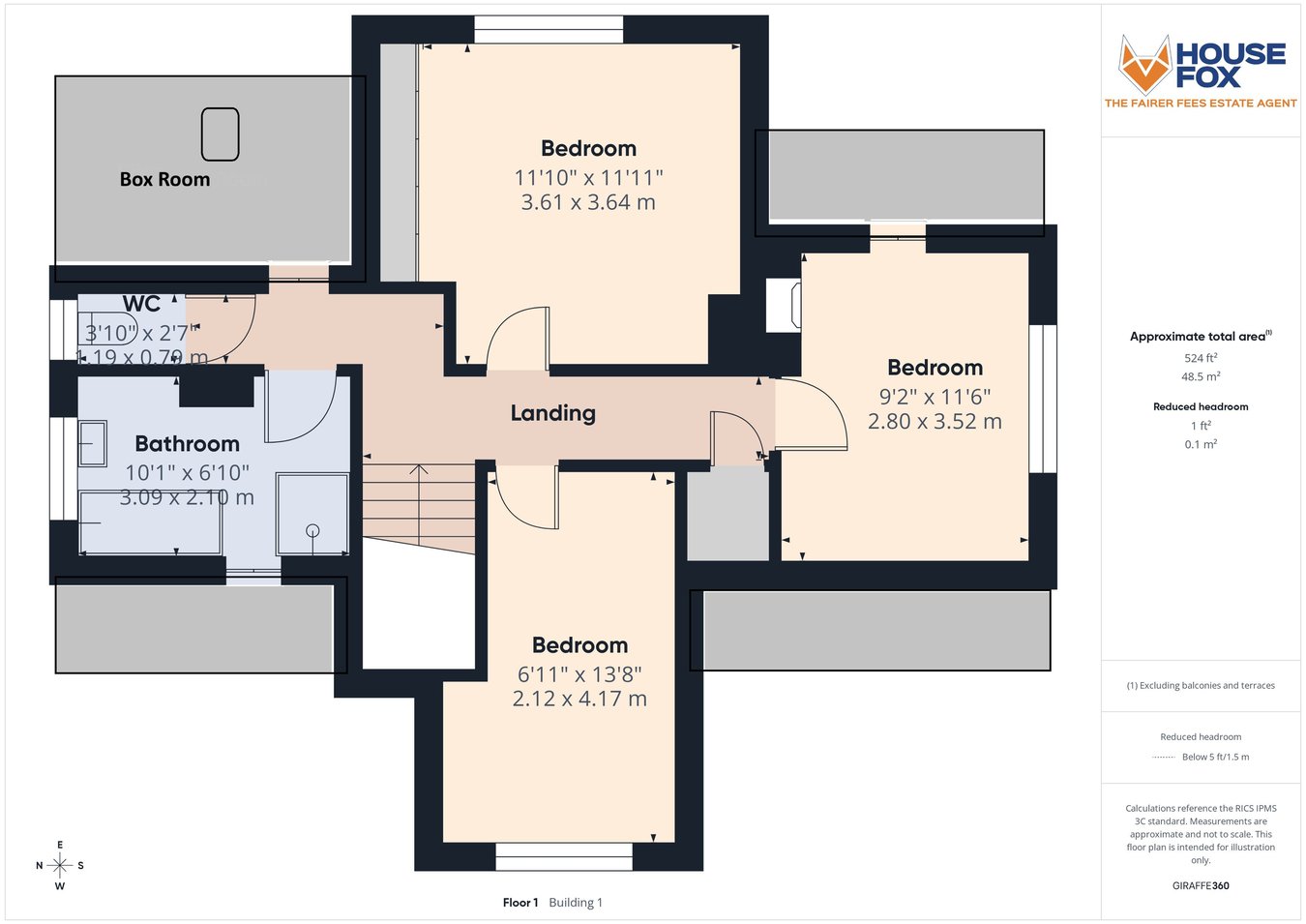 Headingley, Bridgwater Road, Winscombe floorplan