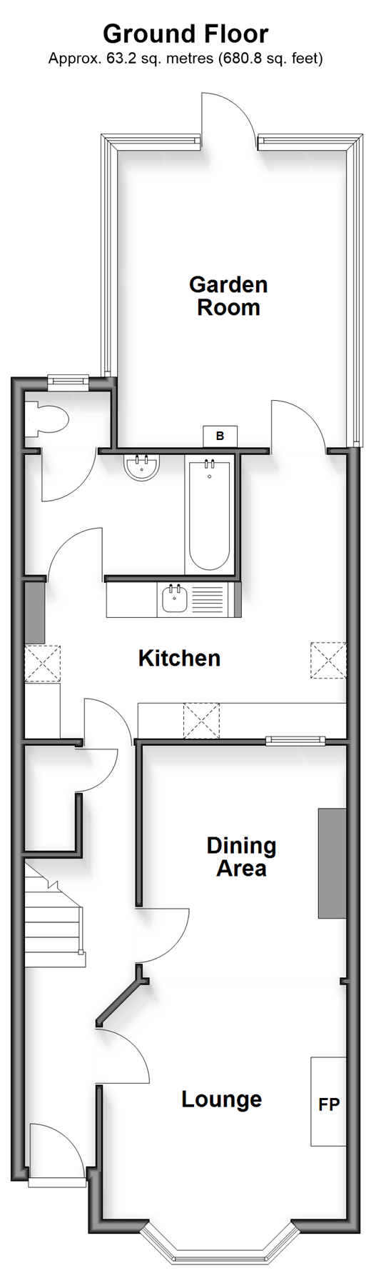 Halley Road, London floorplan
