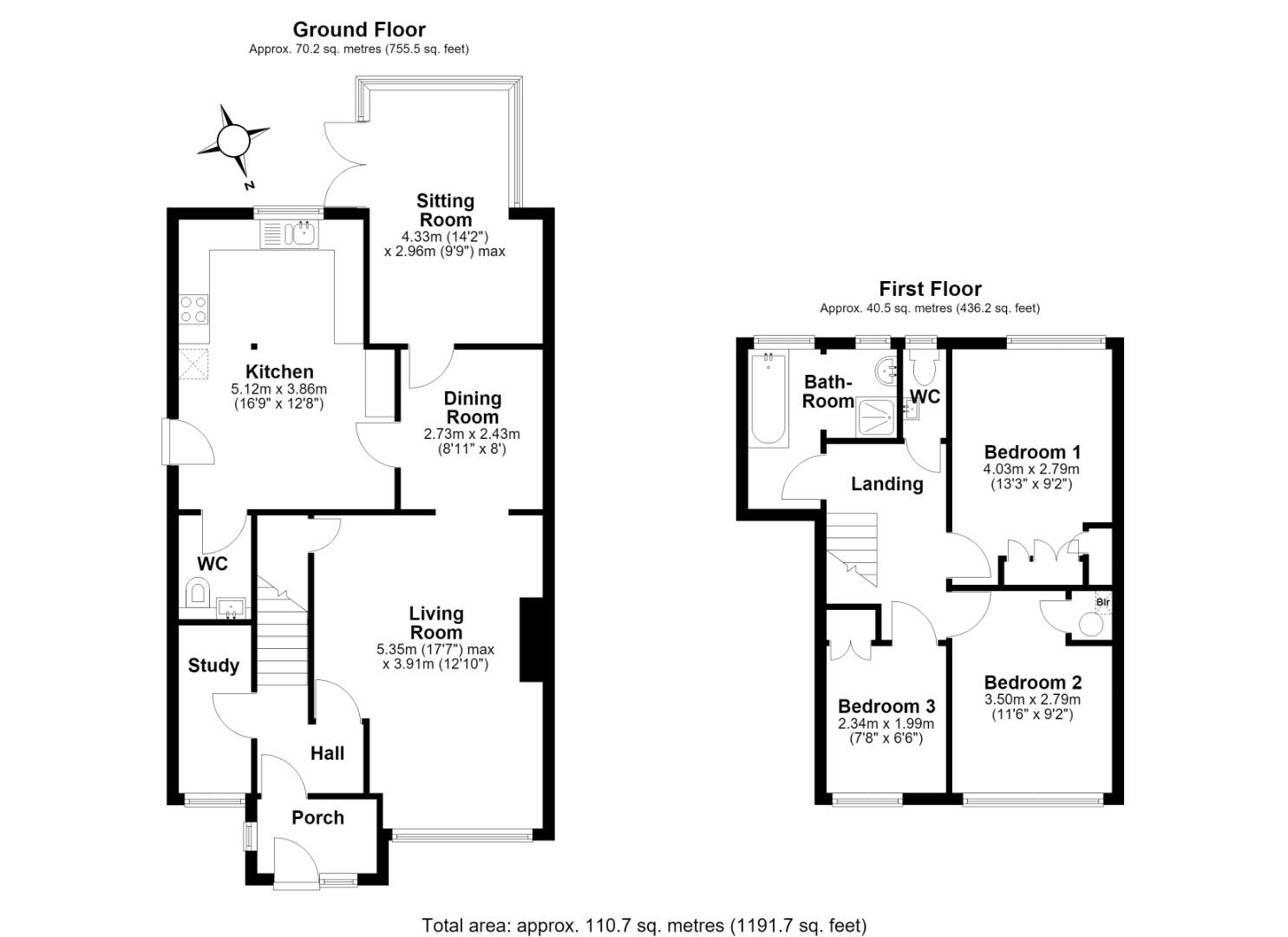 10, Burkett Way, Histon, Cambridge floorplan
