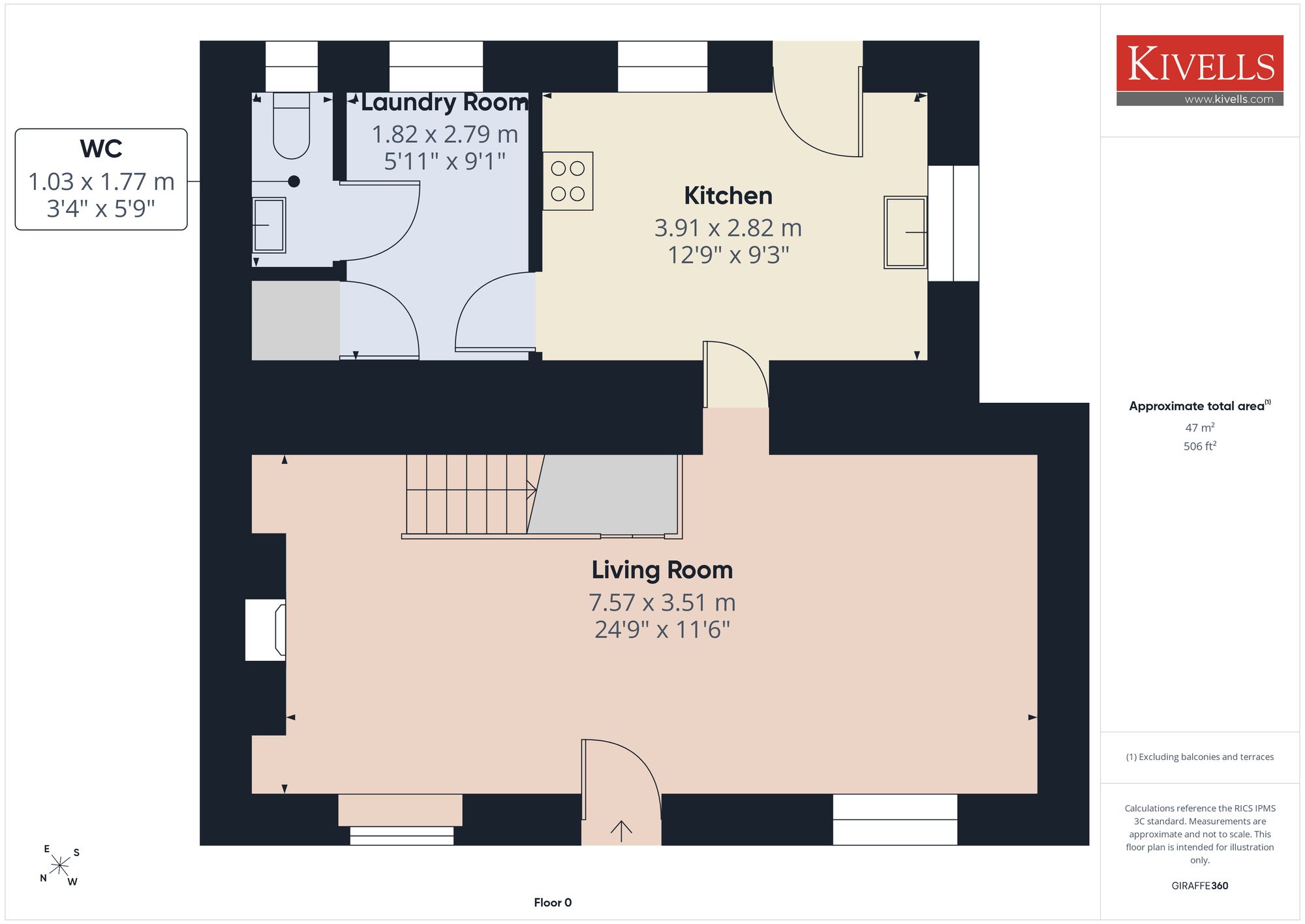 71 High Street, Delabole floorplan