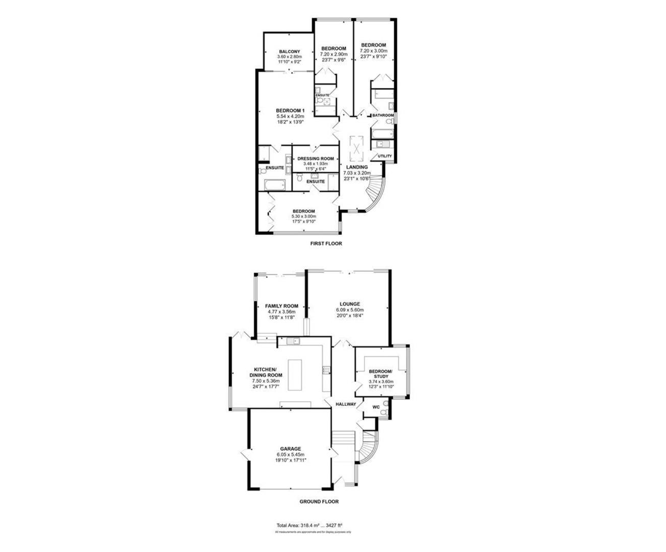 Mistral, 12, Crichel Mount Road, Dorset floorplan