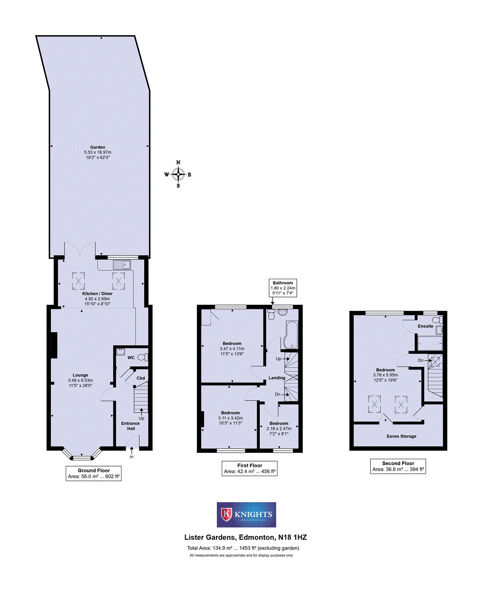 58, Lister Gardens, London floorplan