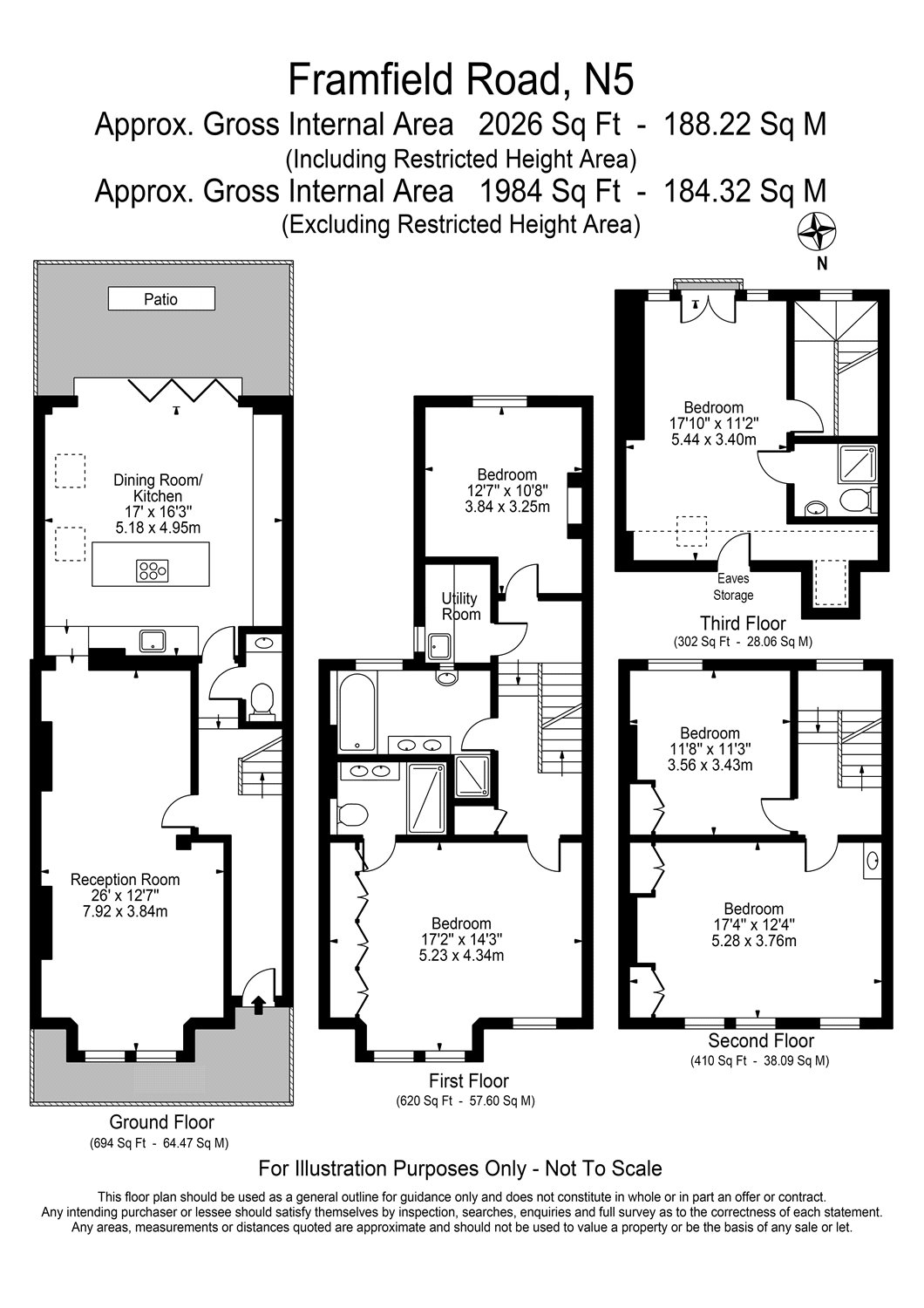 5 Bedrooms Semi-detached house to rent in Framfield Road, Highbury, London N5