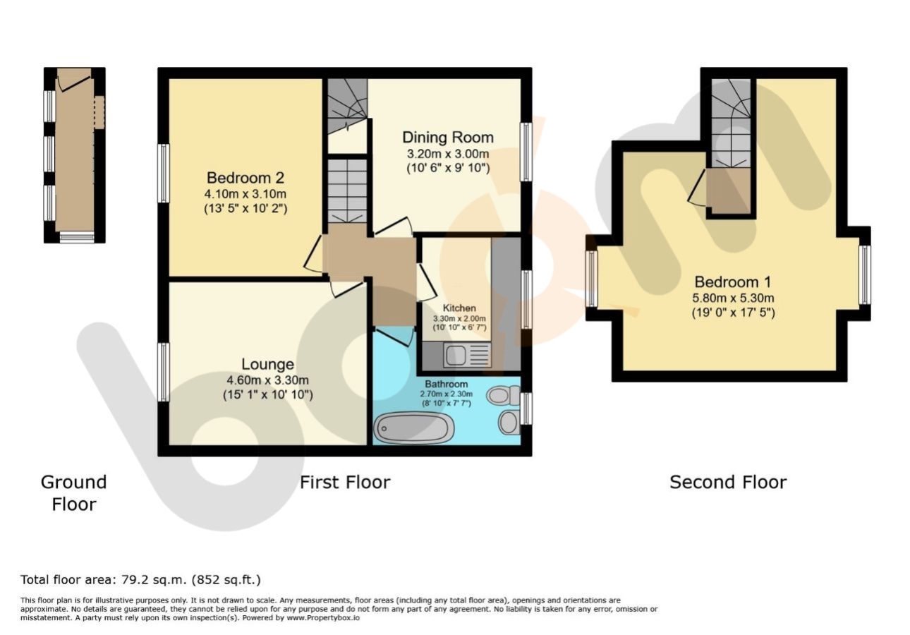 1, Eastern Crescent, Kilbirnie floorplan