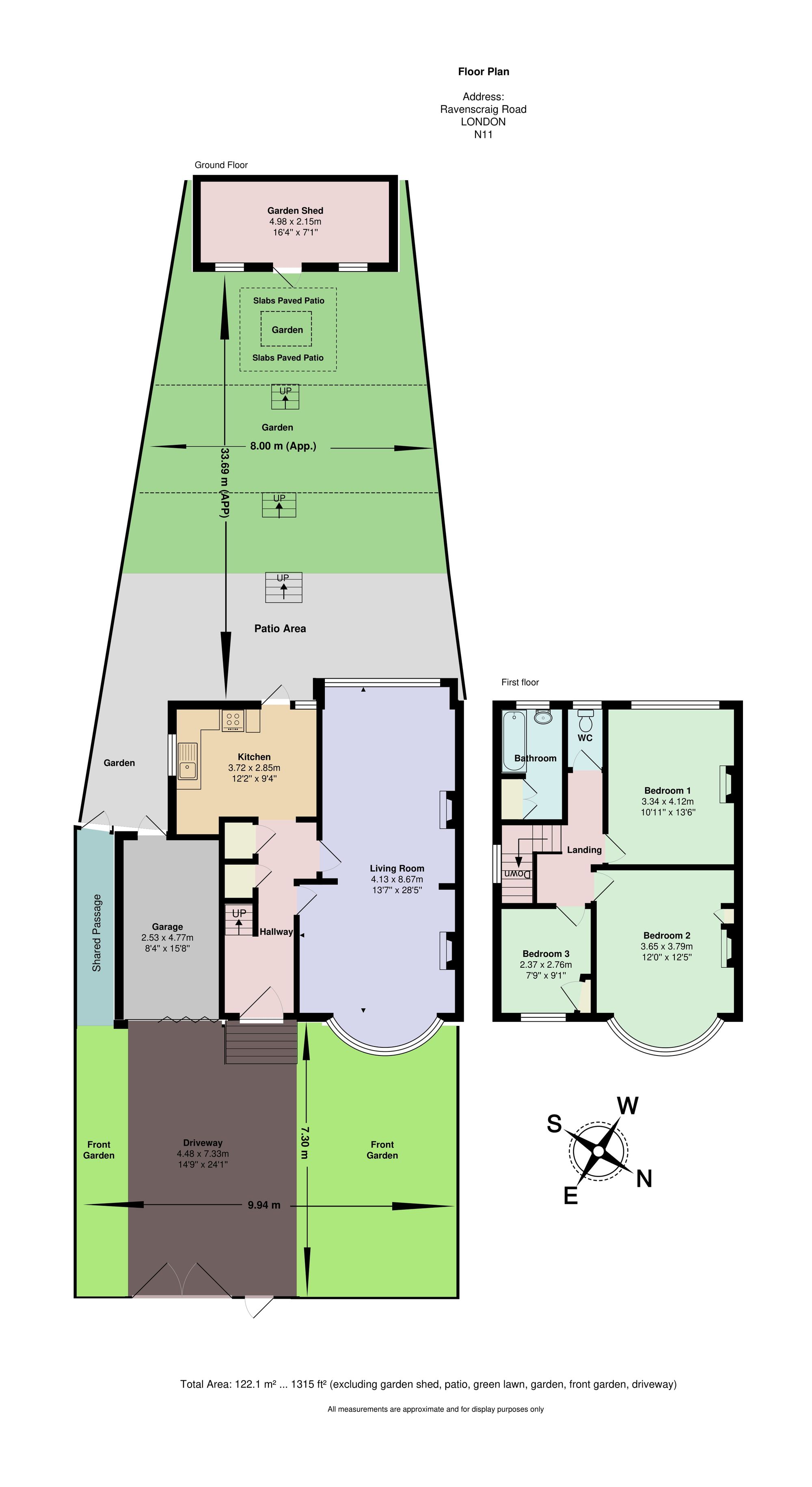 Ravenscraig Road, London, N11 floorplan