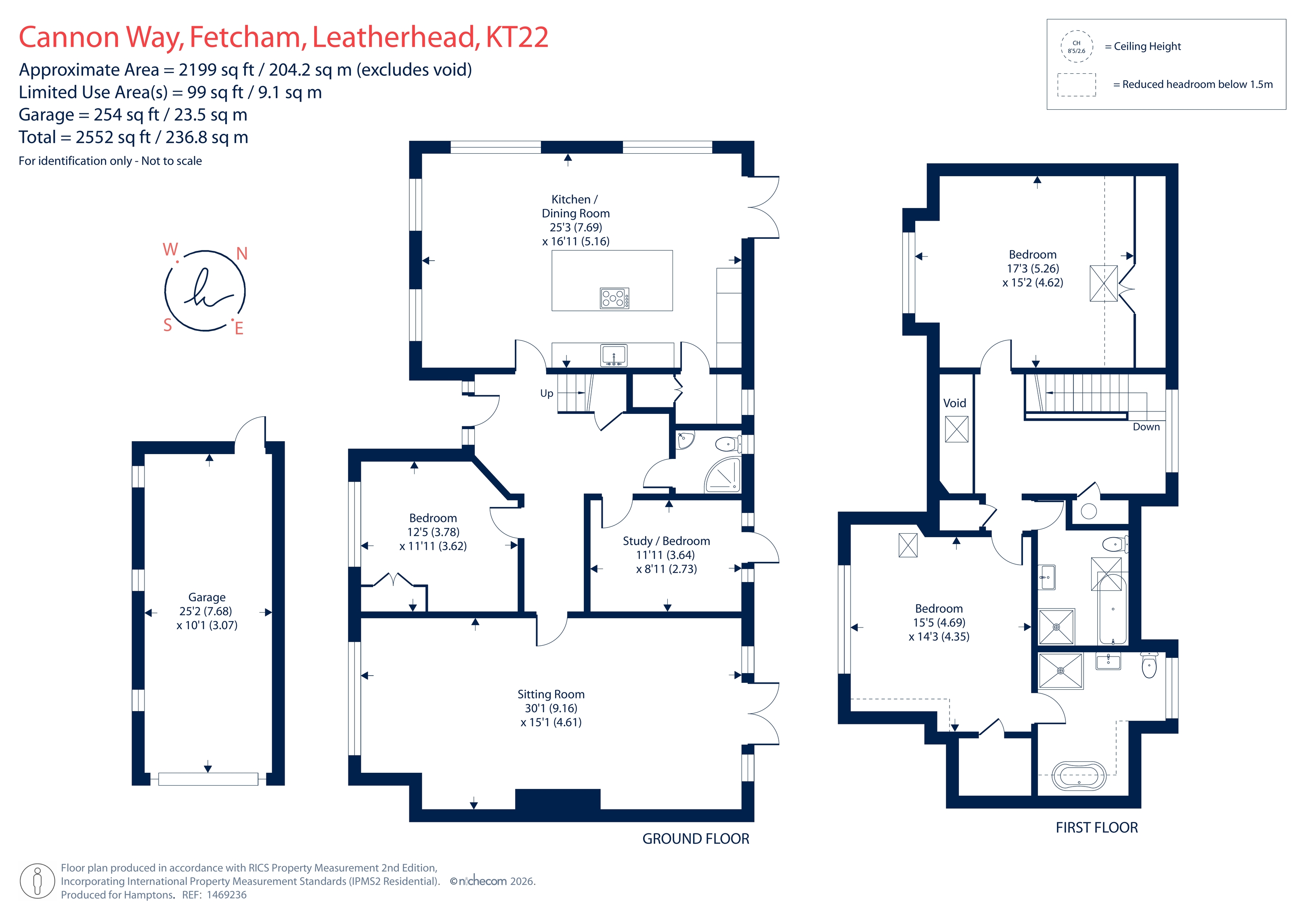 32, Cannon Way, Leatherhead floorplan