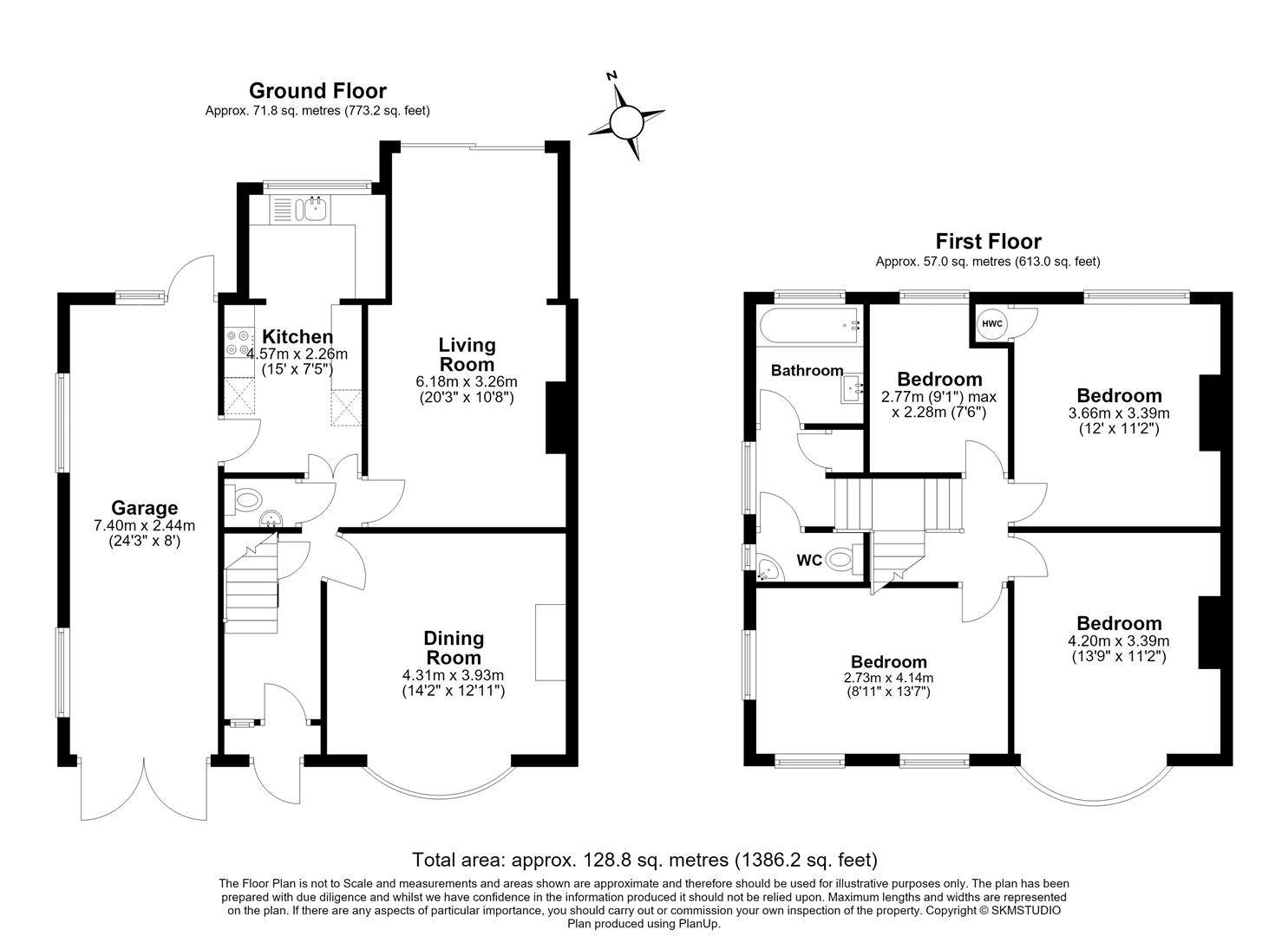 110, Kenilworth Drive, Croxley Green floorplan