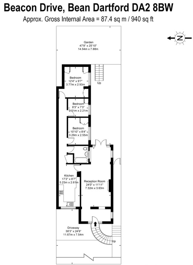 103, Beacon Drive, Dartford floorplan