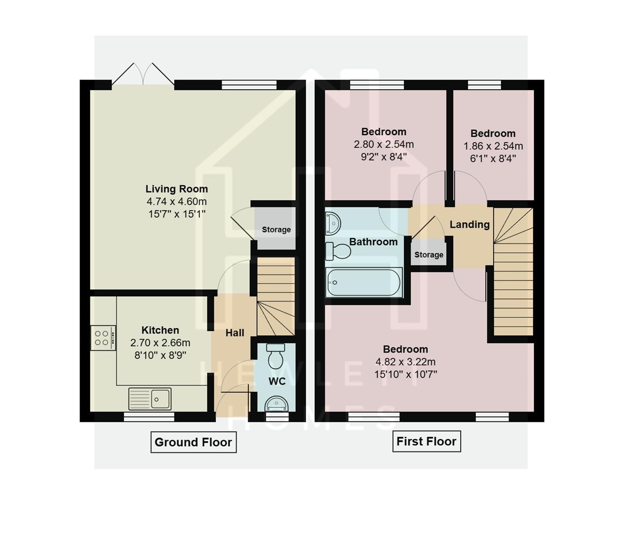 26, Saxon Court, Weston-Super-Mare floorplan