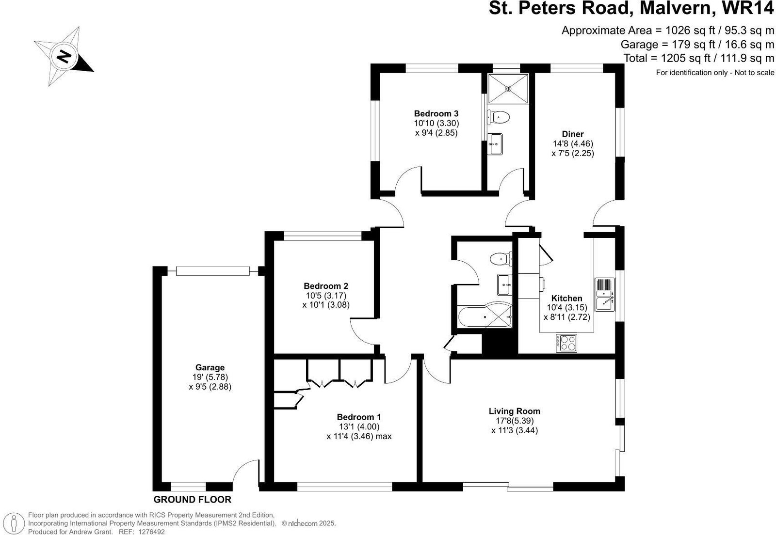 32, St. Peters Road, Malvern floorplan