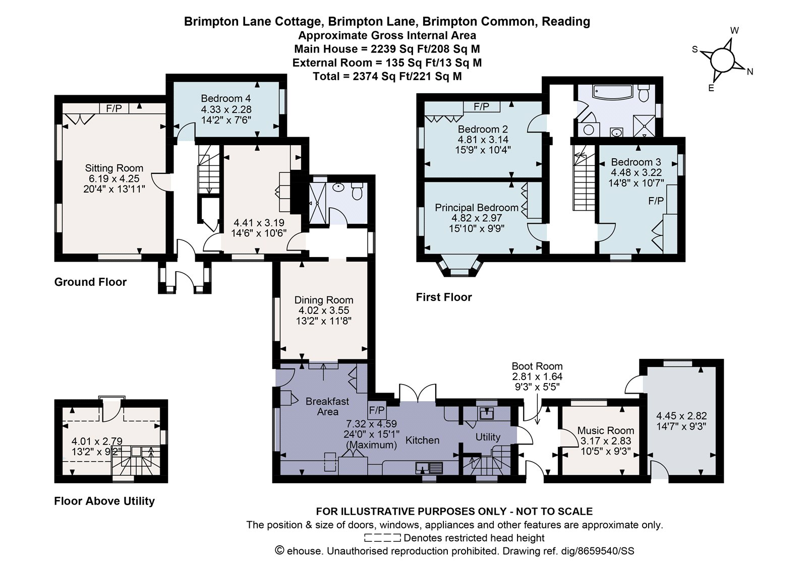 Brimpton Lane Cottage,, Brimpton Lane, Reading floorplan