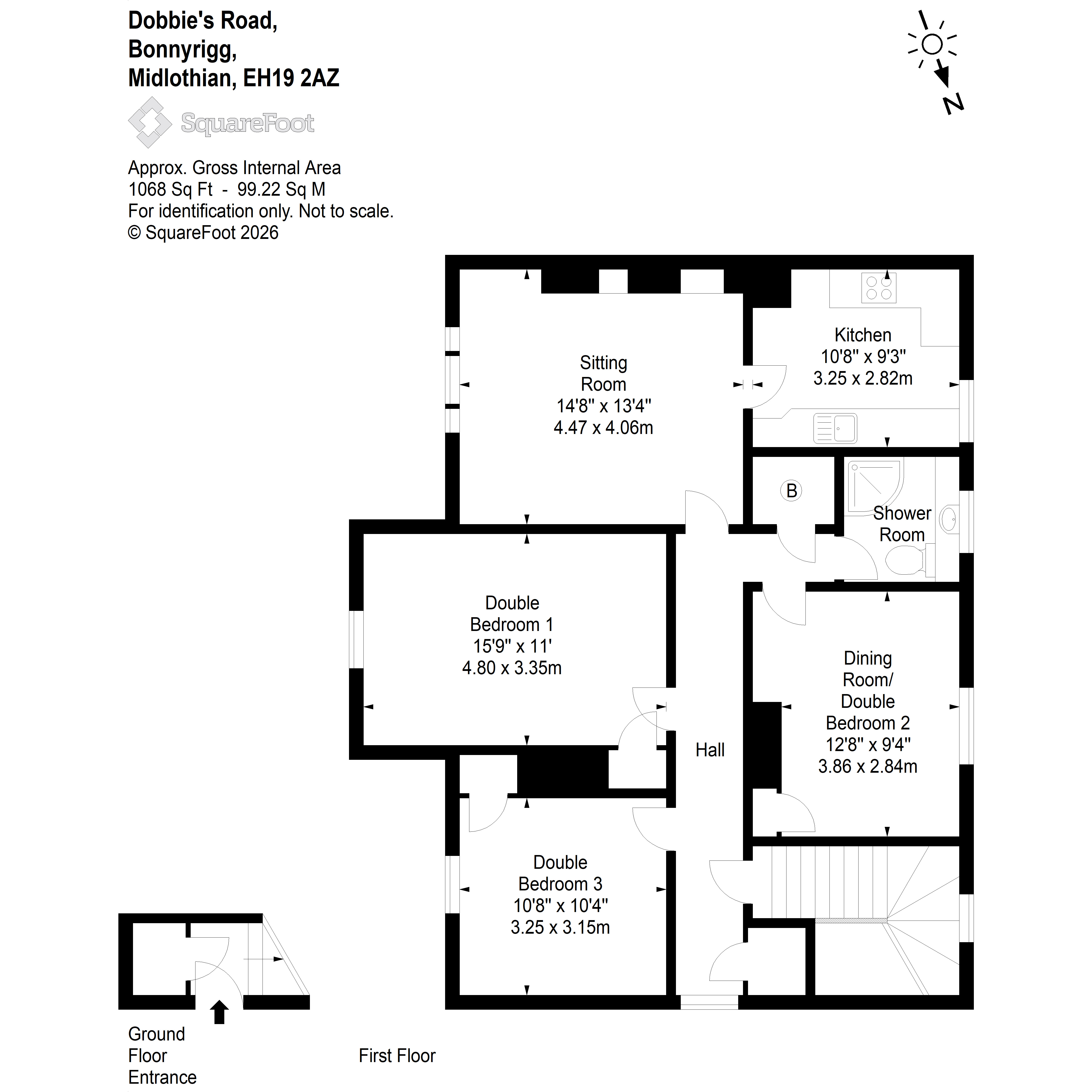 72, Dobbie's Road, Bonnyrigg floorplan