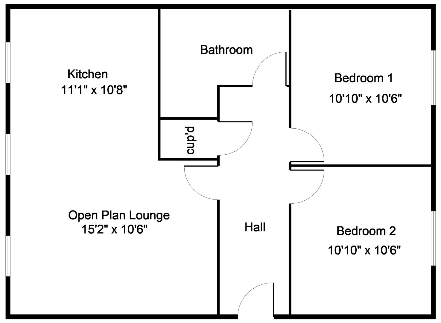 6, Chelwood Court, Doncaster floorplan