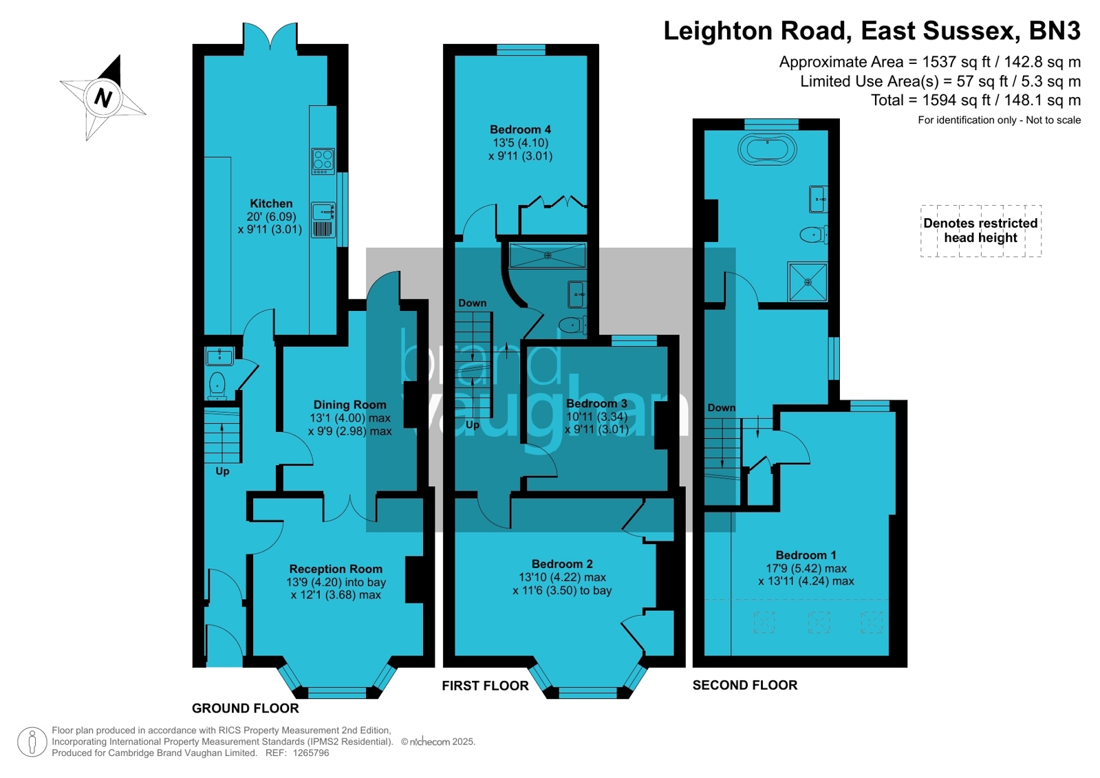 35, Leighton Road, Hove floorplan