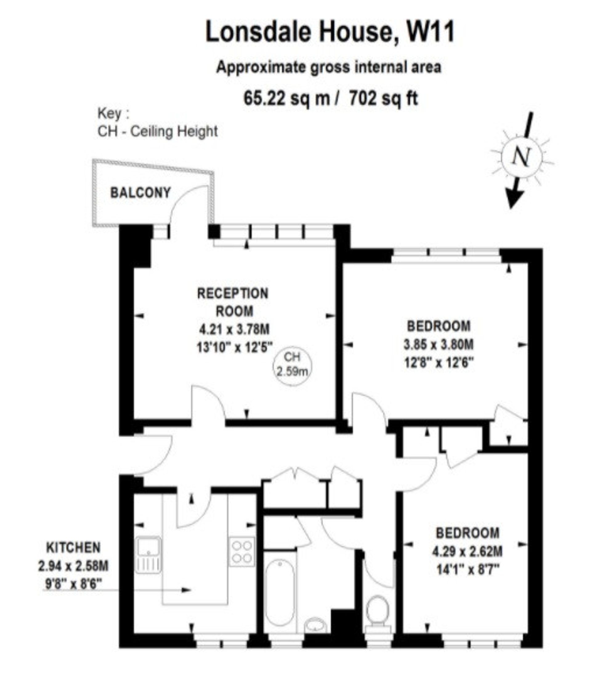 Free property report Flat 23, Lonsdale House, Portobello Court, London