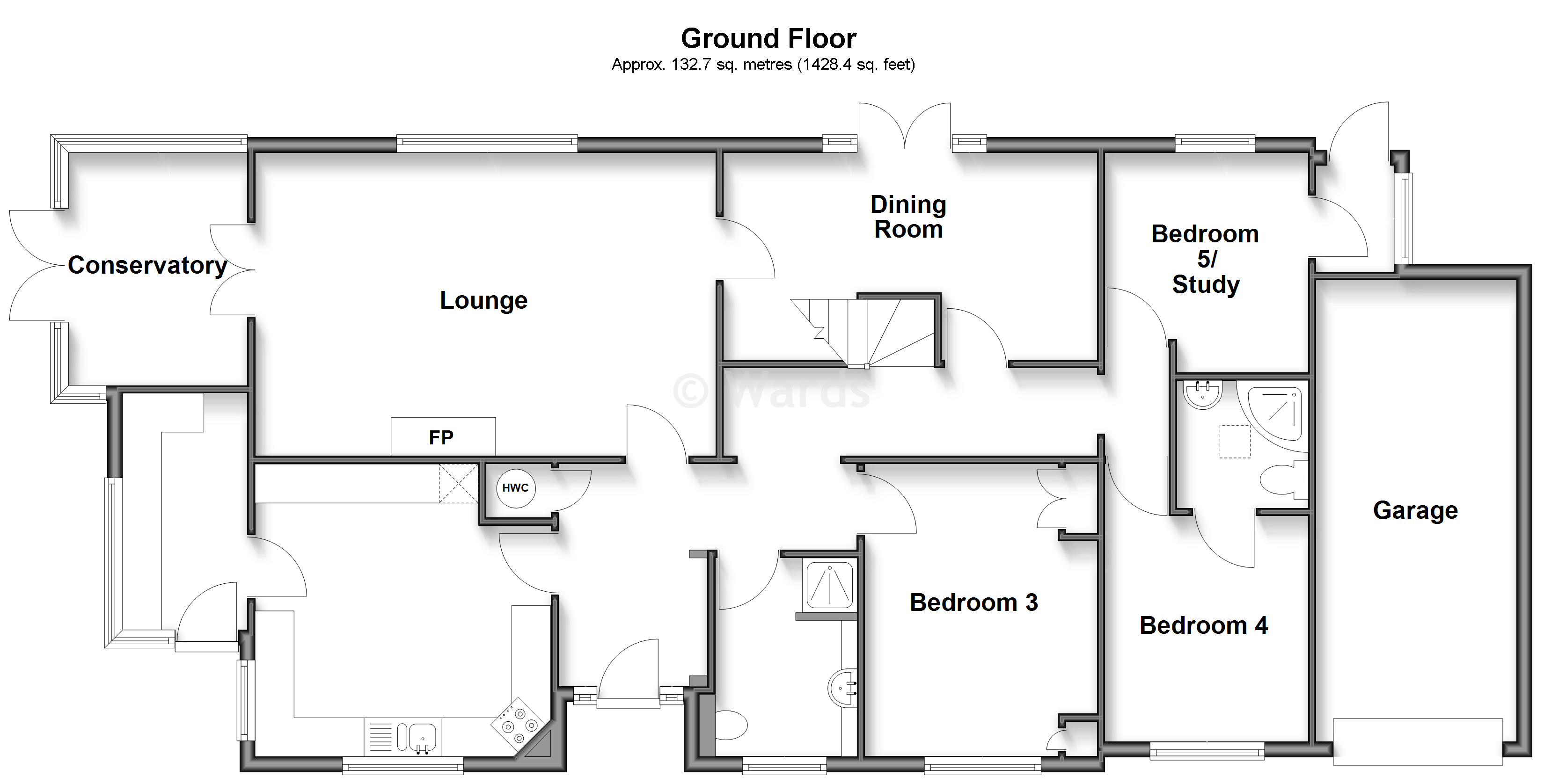 10, The Green, Ashford floorplan