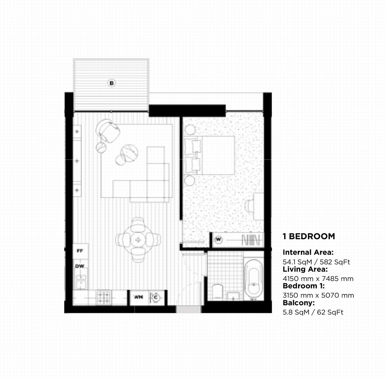 1 Bedrooms Flat to rent in Fairwater House, 3 Bonnet Street, Royal Wharf, London E16