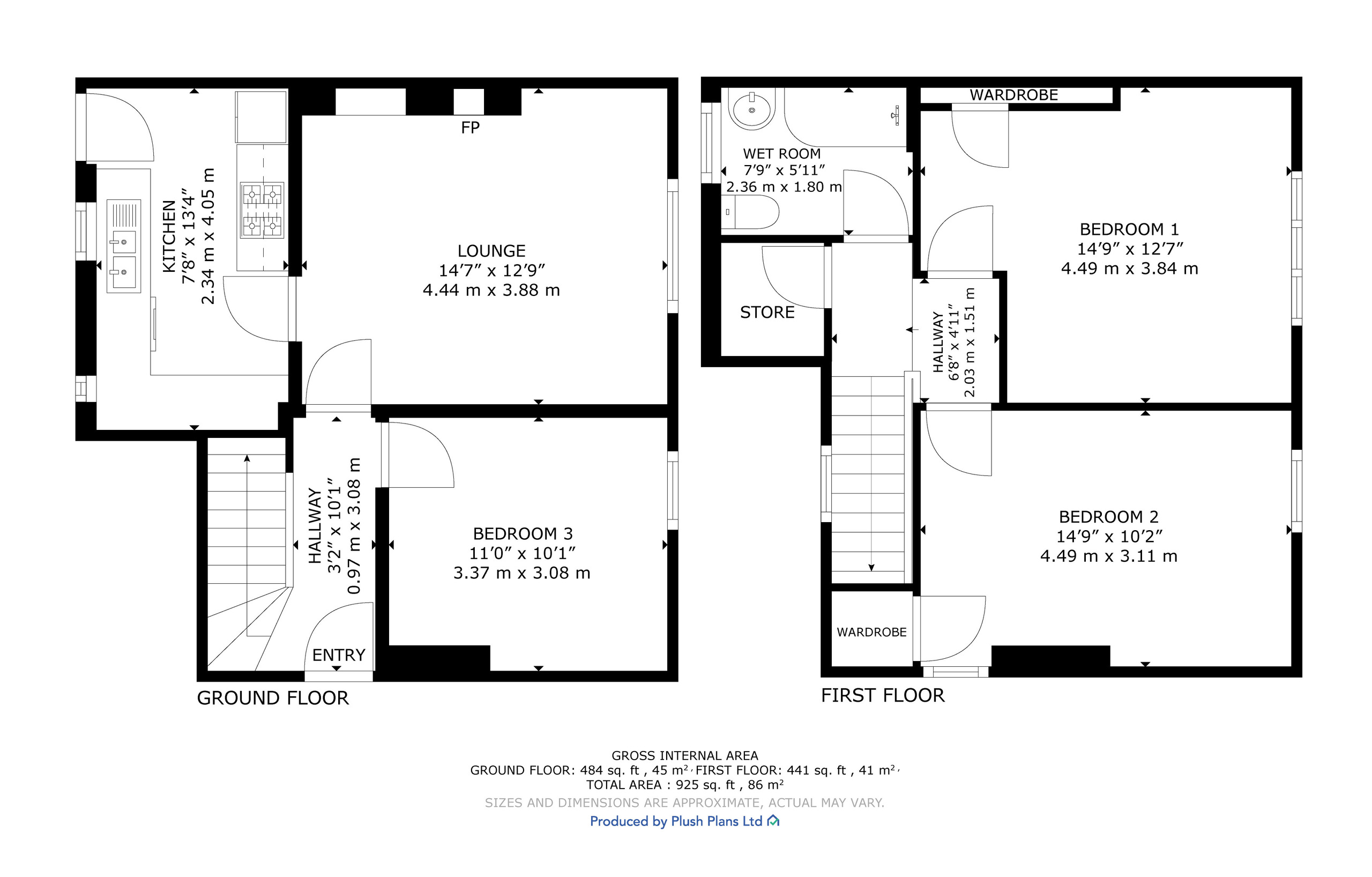 47 Arthurlie Street, Glasgow floorplan