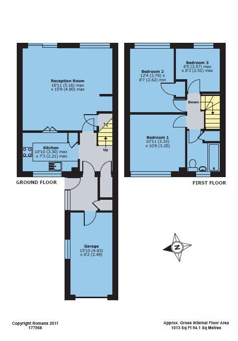 3 Bedrooms Terraced house for sale in Plymouth Avenue, Woodley, Reading RG5