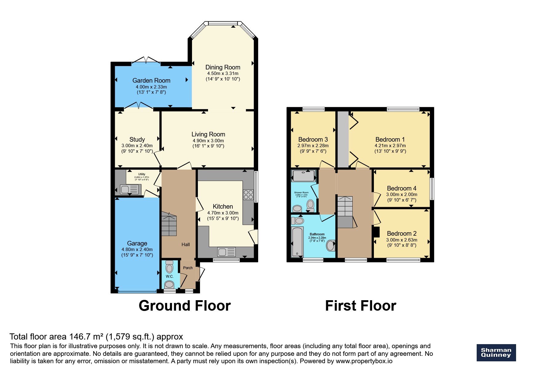 62, The Grove, Peterborough floorplan