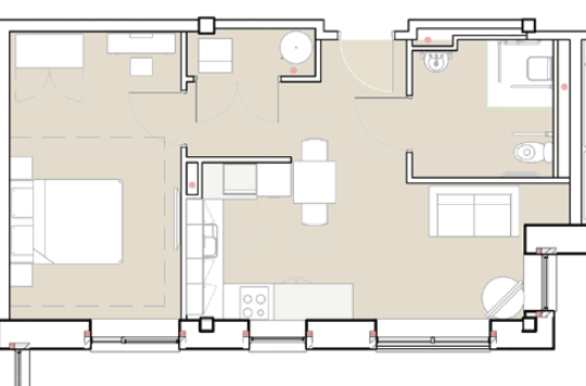 The Vauxhall Residences, Liverpool floorplan