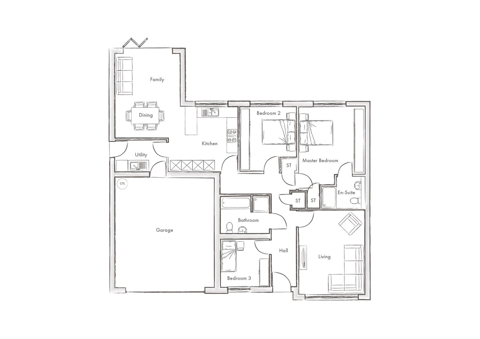 Stonebridge Walk, Darley Dale floorplan