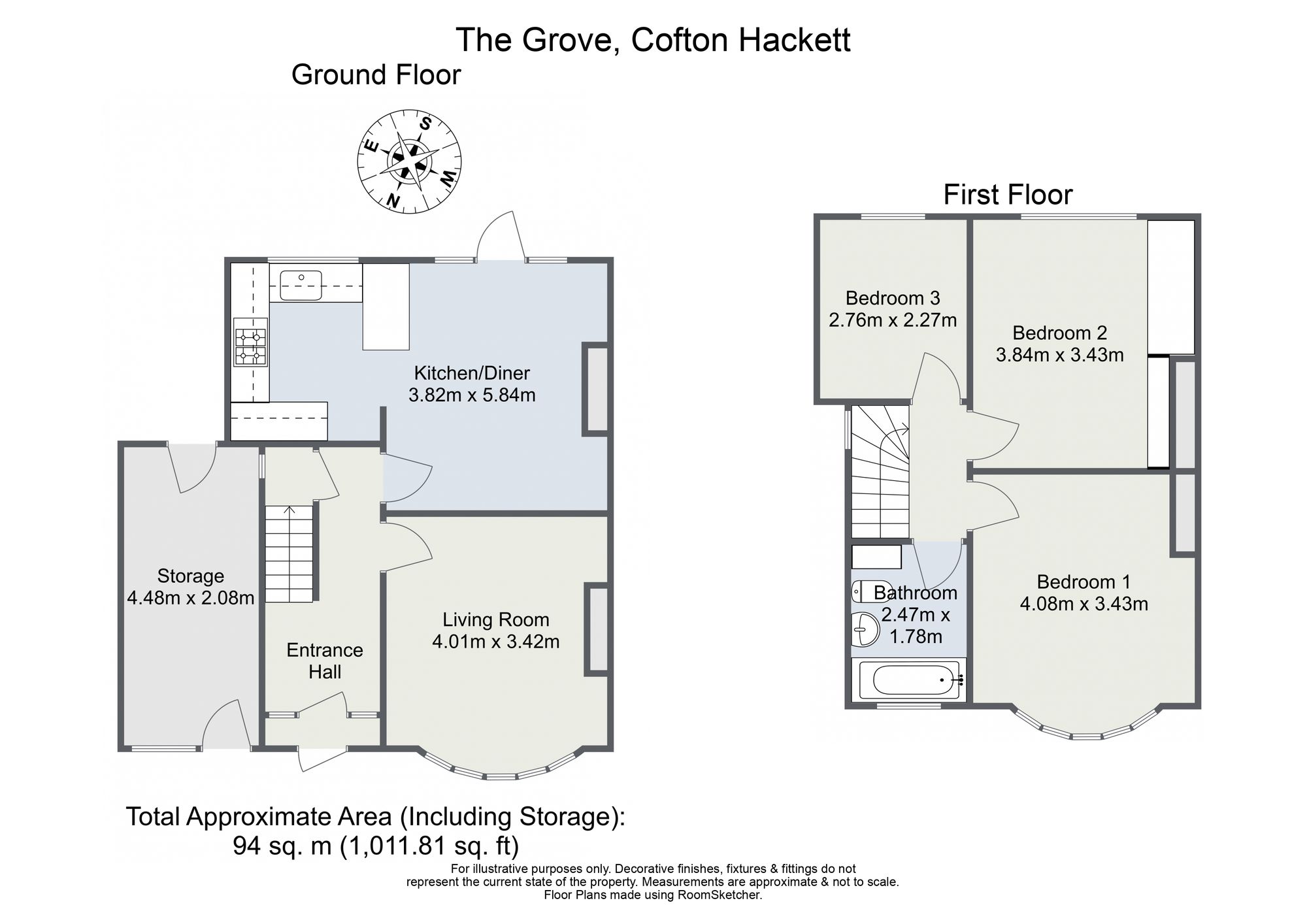 19 The Grove, Birmingham floorplan