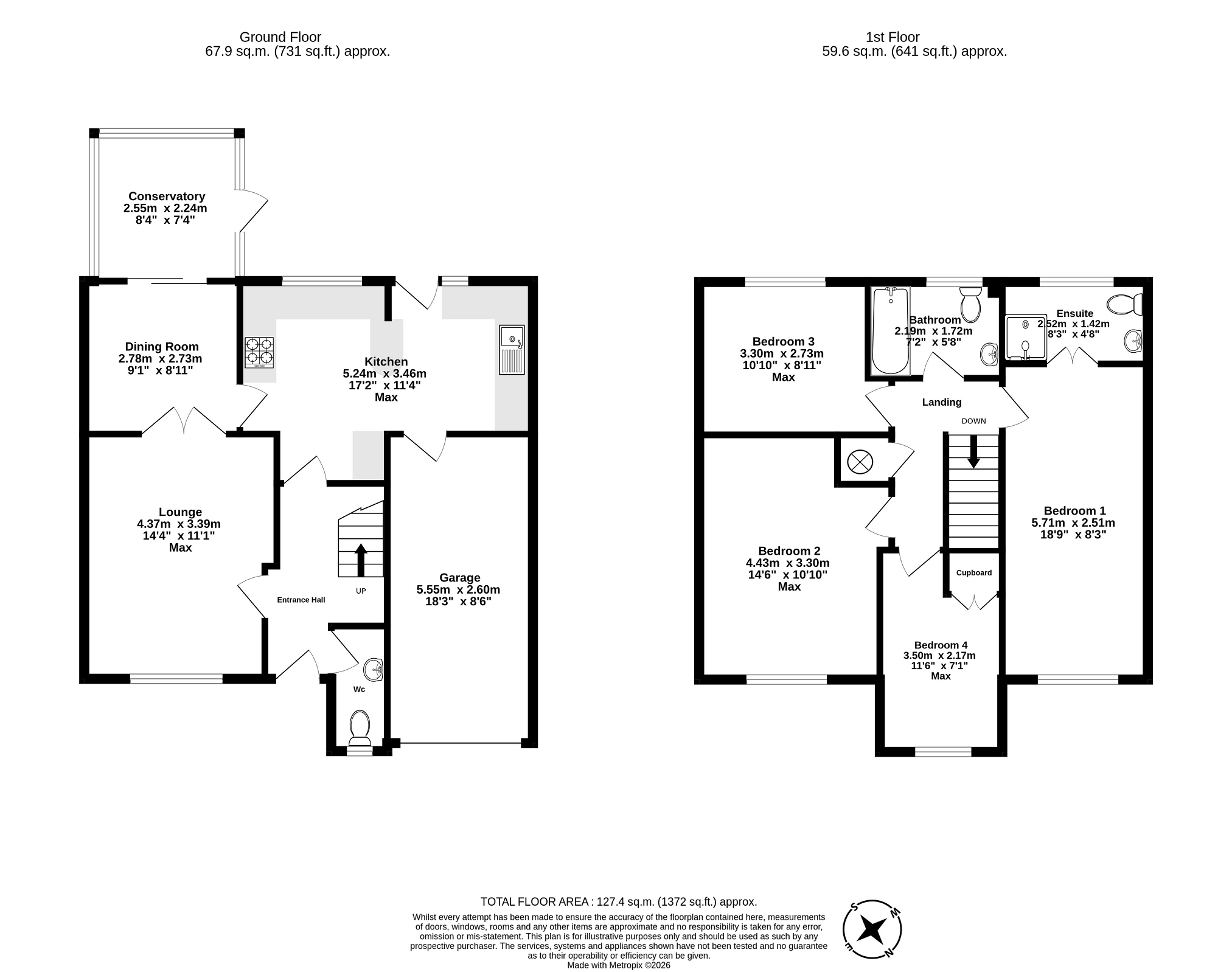 158, Beacons Park, Brecon floorplan
