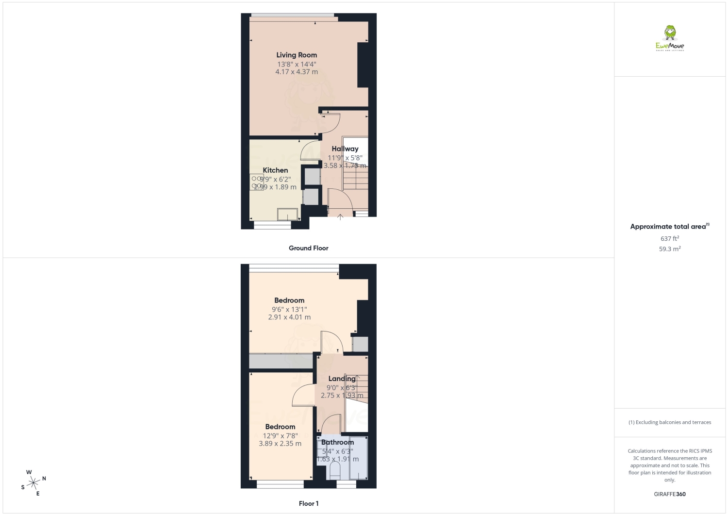 Flat 7, Mary McArthur House, Picardy Street, Belvedere floorplan