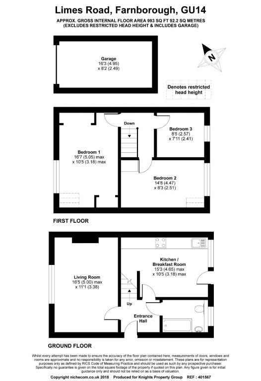 3 Bedrooms Semi-detached house for sale in Limes Road, Farnborough GU14