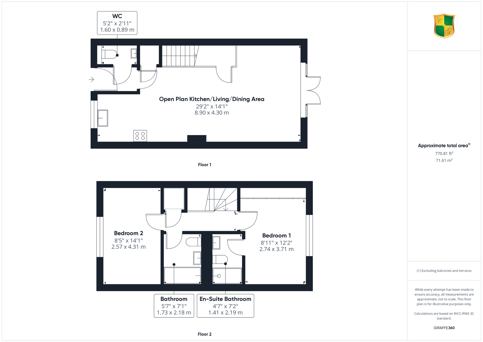 21, Willow Place, Horsham floorplan