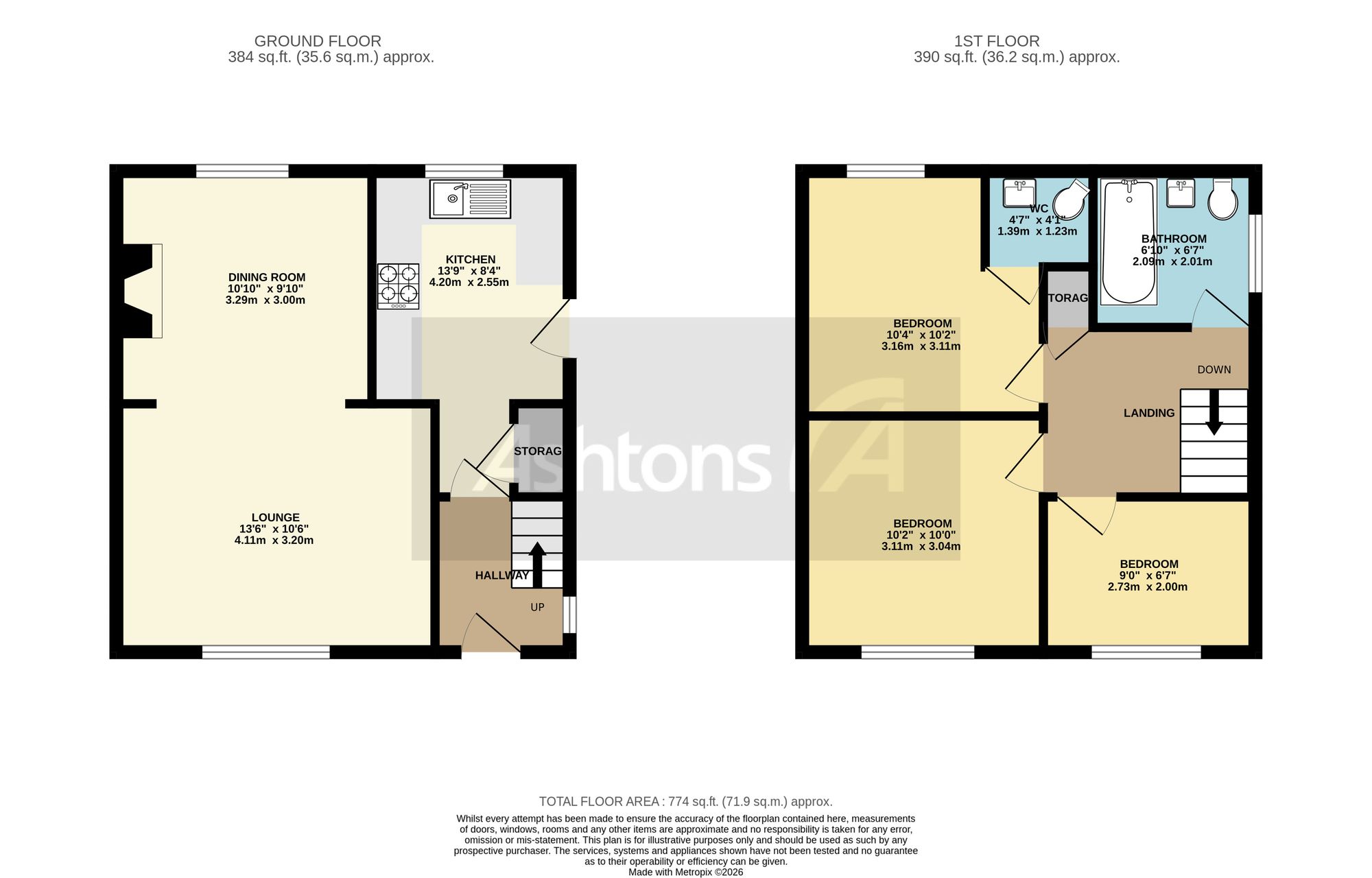 15 Allen Avenue, Warrington floorplan