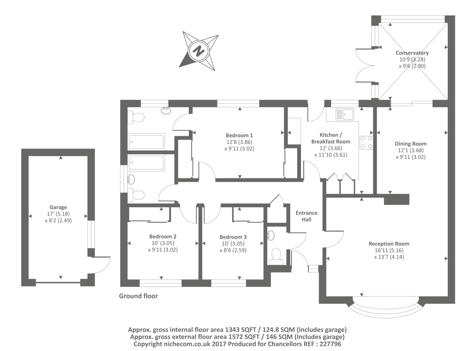 3 Bedrooms Detached house for sale in Worplesdon, Woking GU22