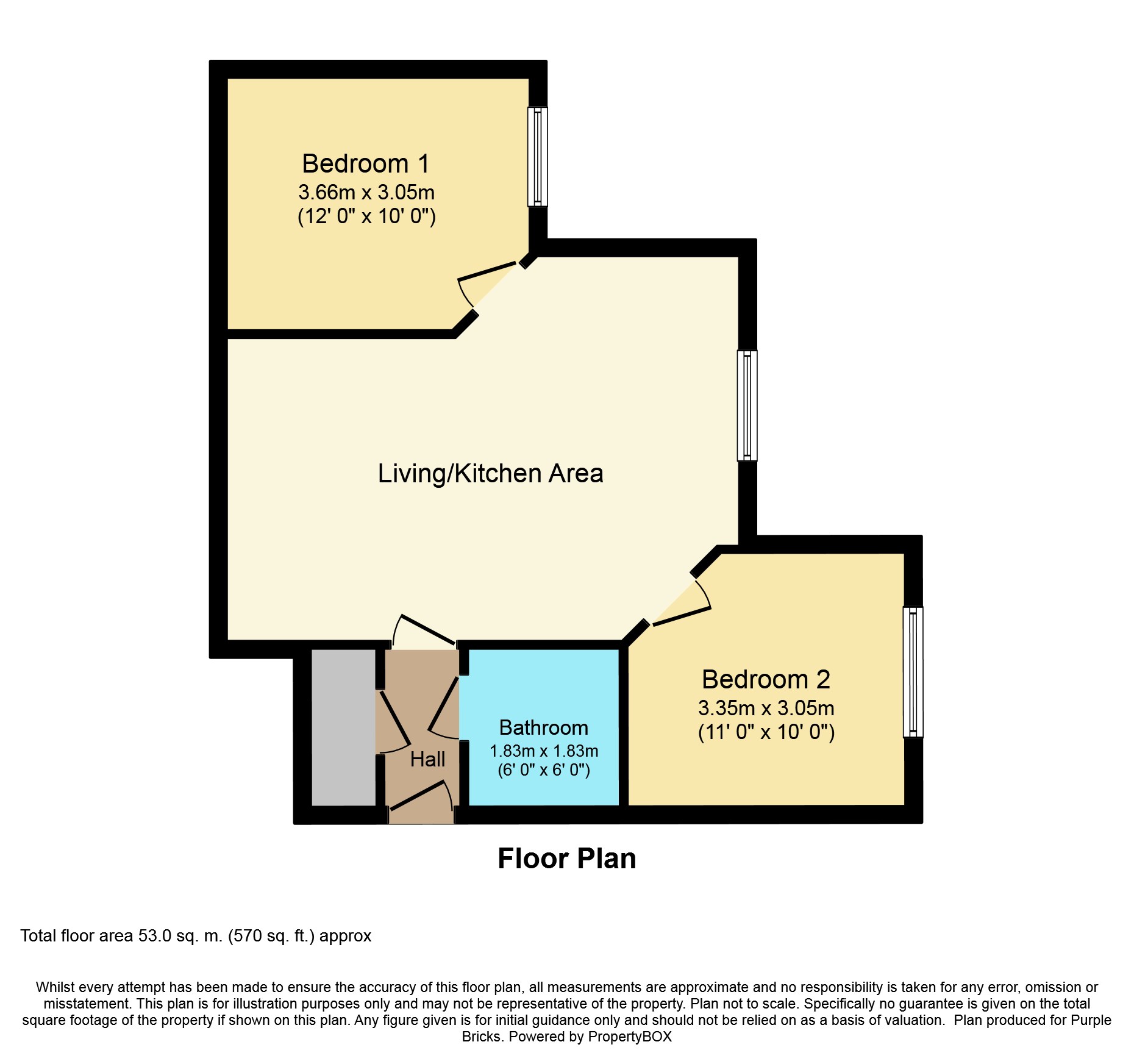 2 Bedrooms Flat for sale in Player Street, Nottingham NG7