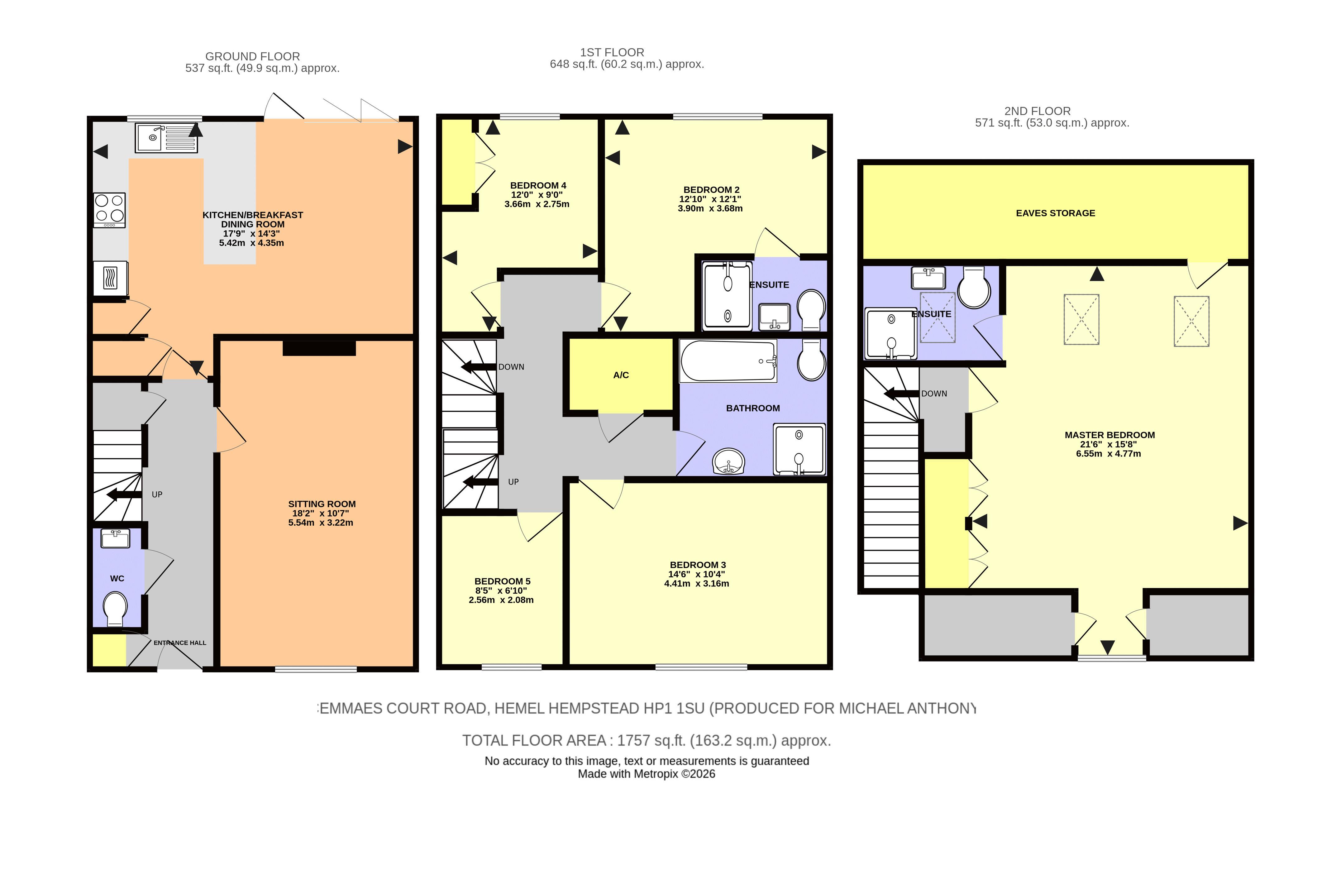 27a, Cemmaes Court Road, Hemel Hempstead floorplan