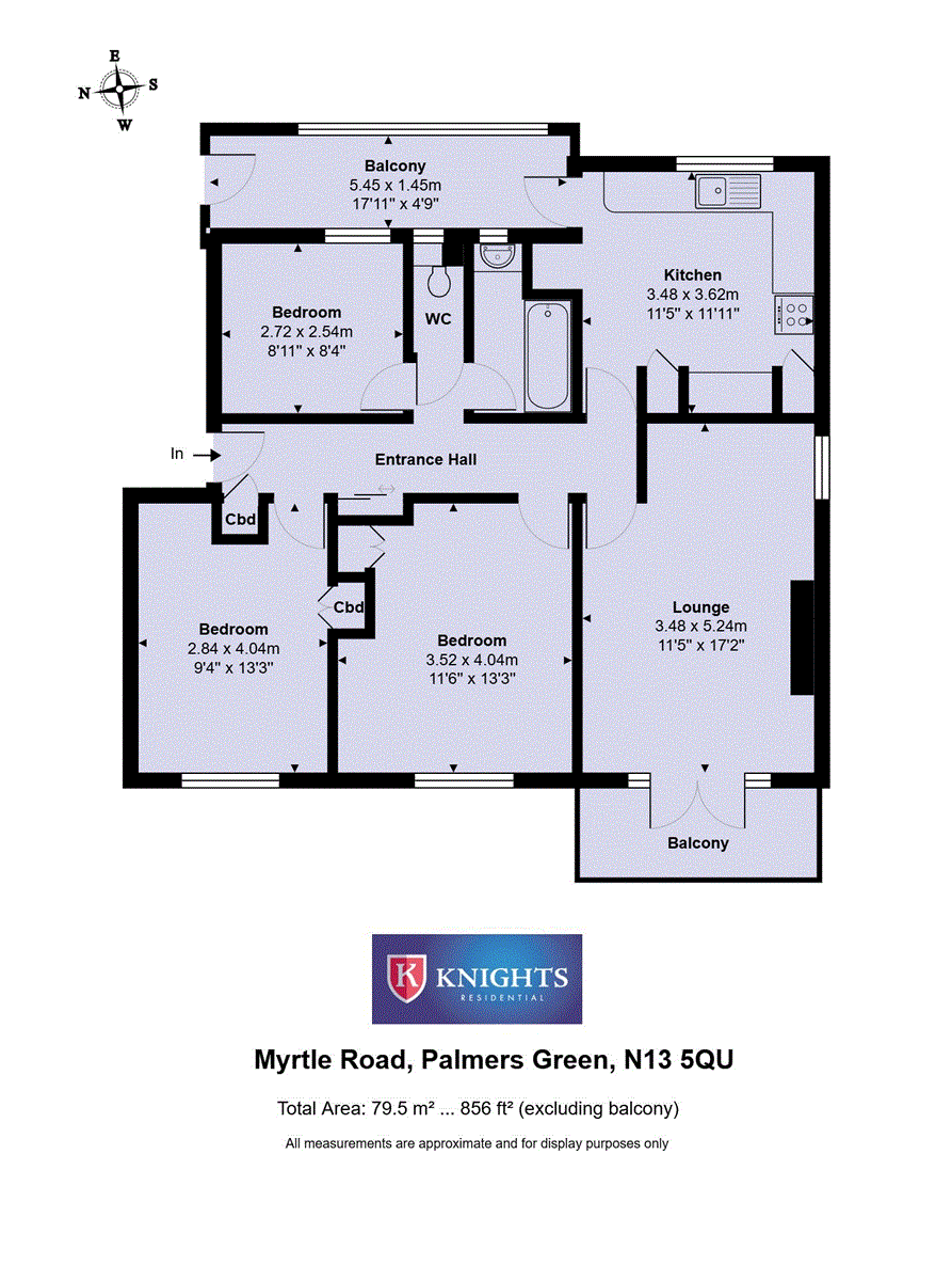 28, Myrtle Road, London floorplan