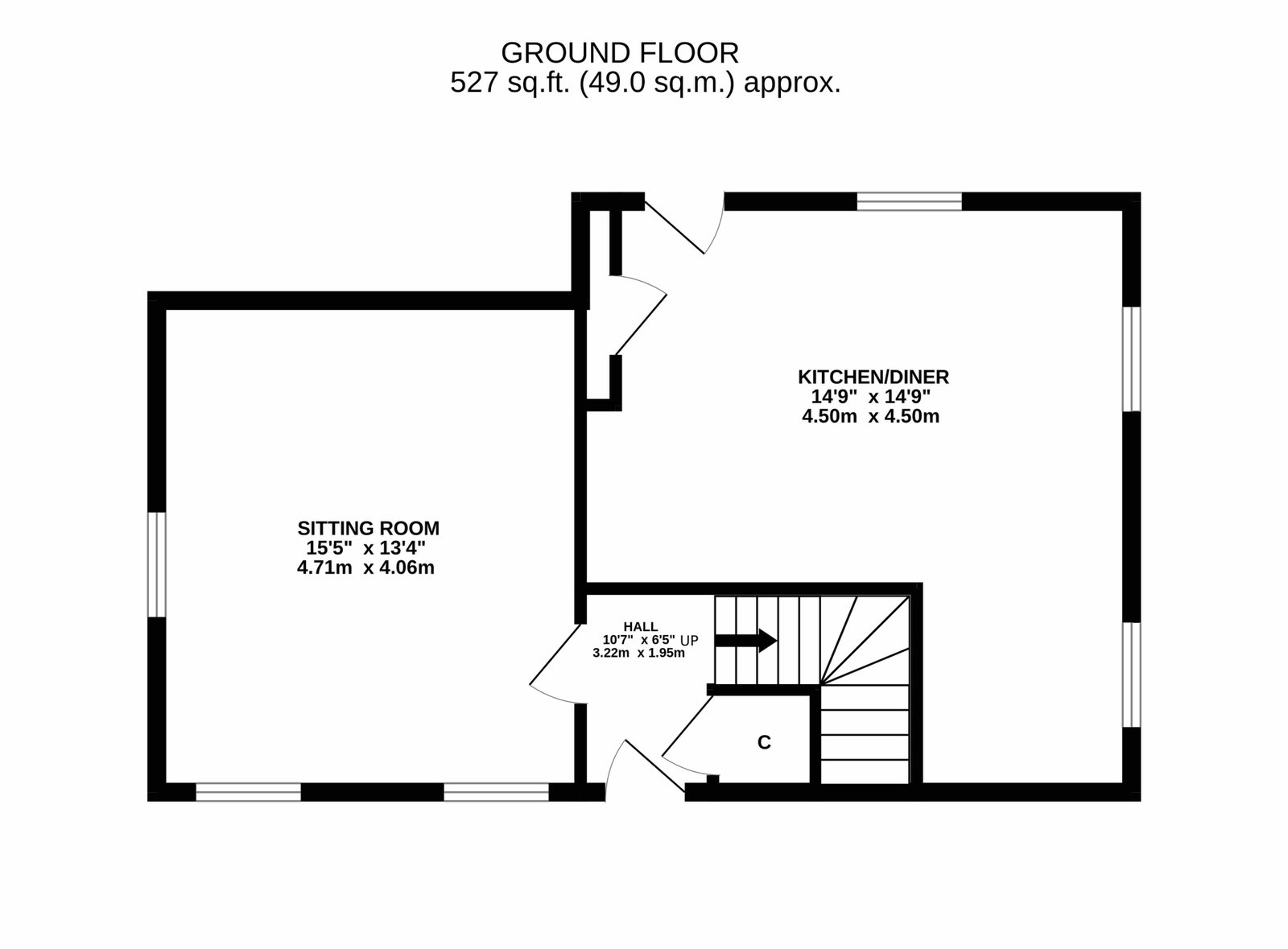 46, Park Road, Brighton floorplan