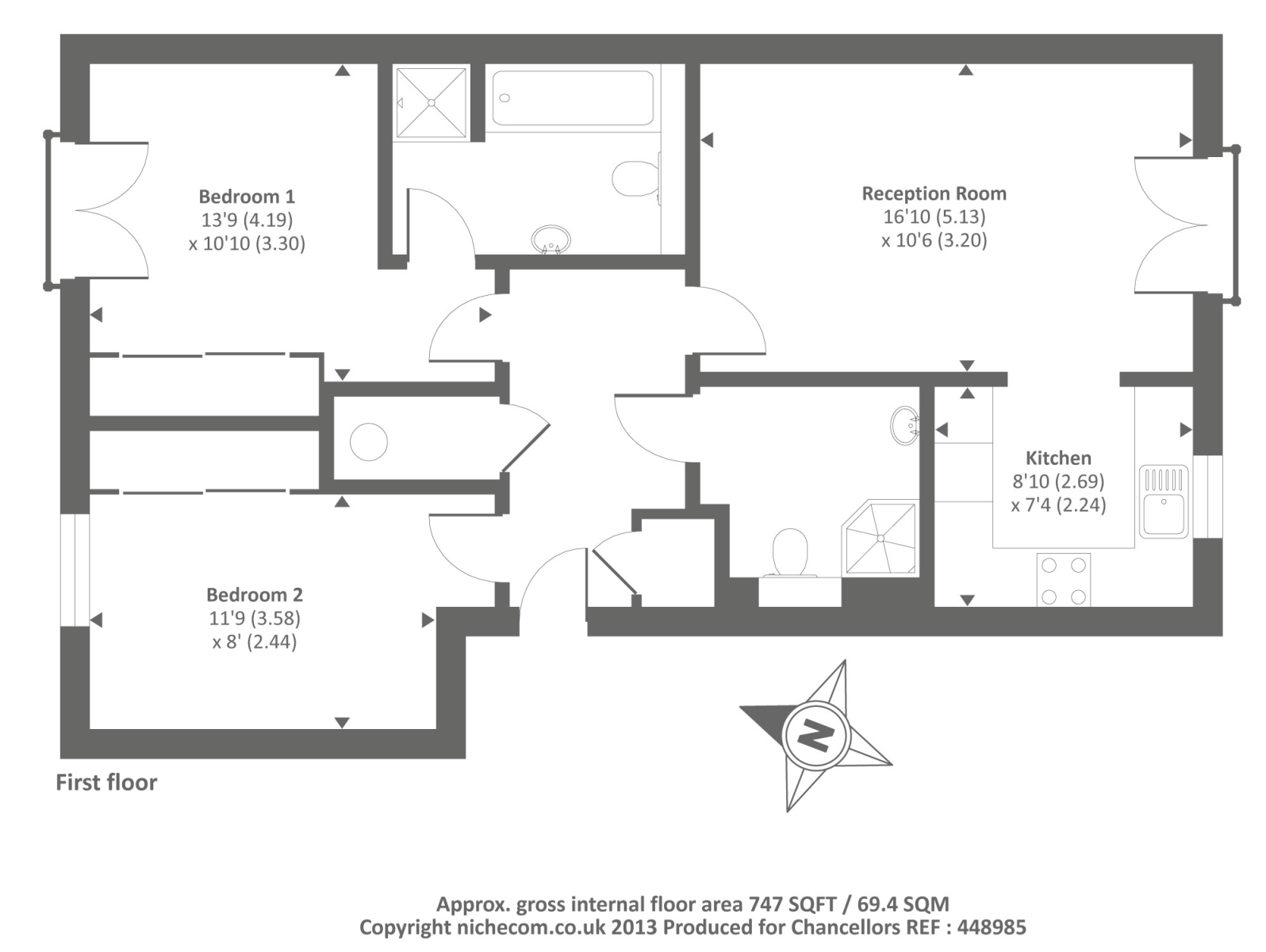 2 Bedrooms Flat to rent in Newbury, Berkshire RG14