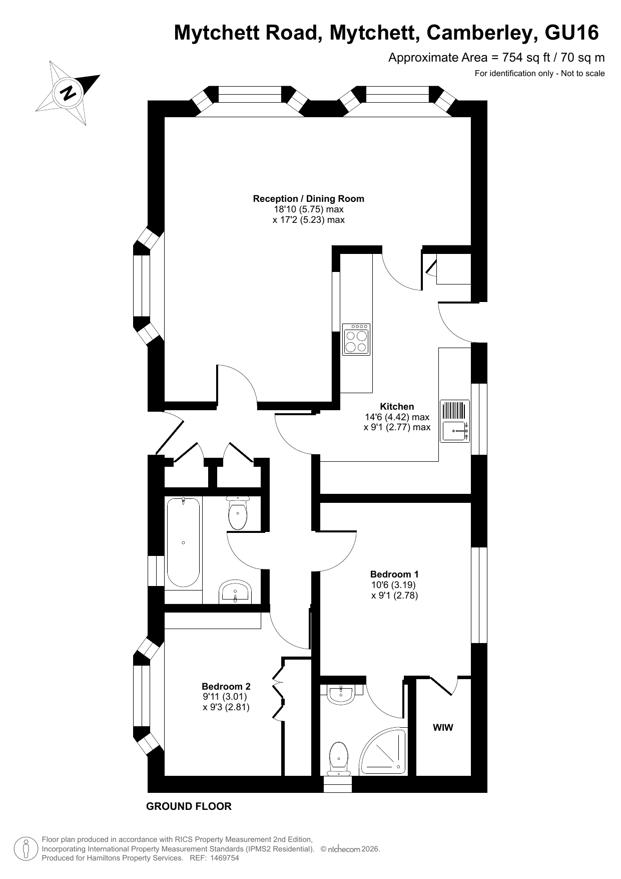 8a, Mytchett Road, Camberley floorplan