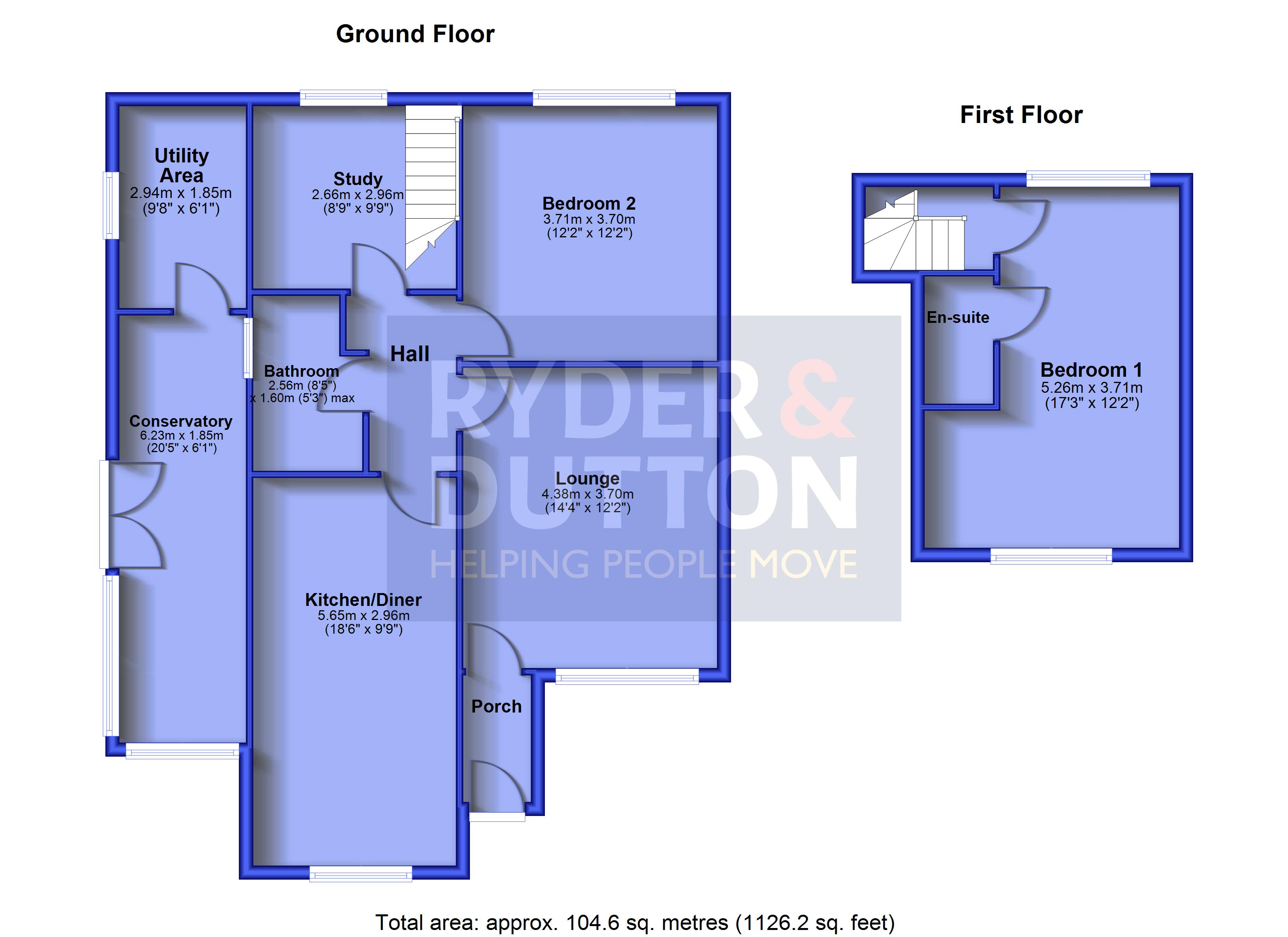 56, Rishworth Drive, Manchester floorplan