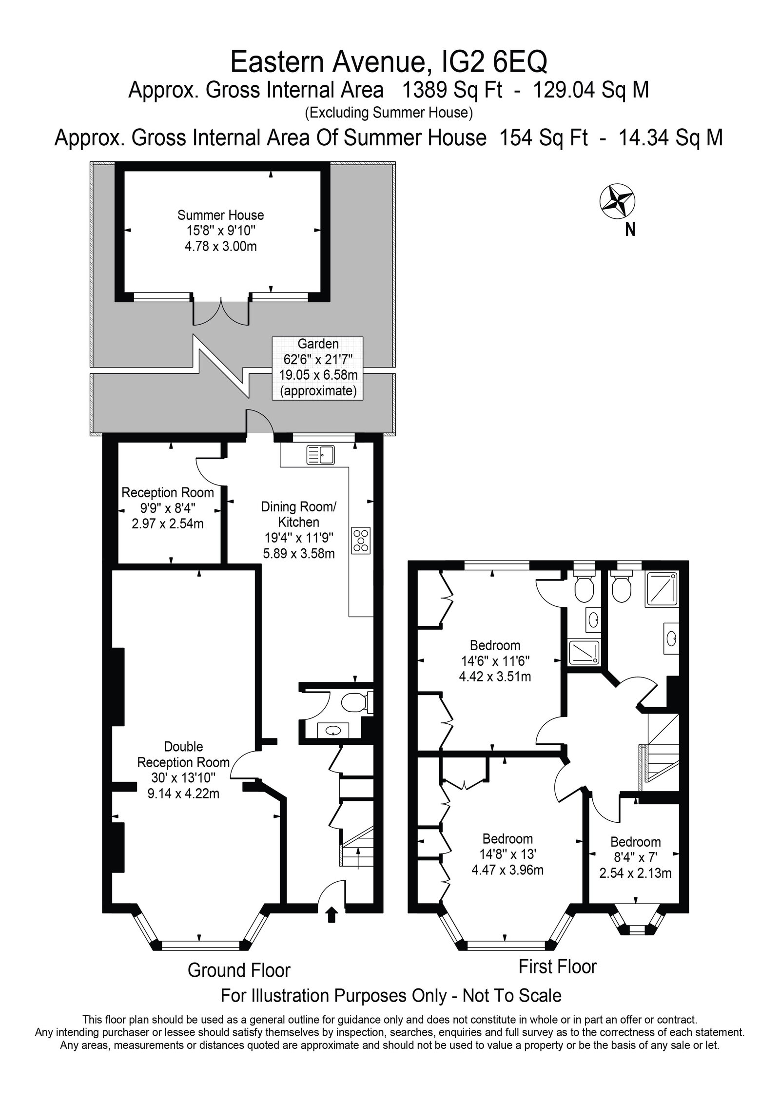 482, Eastern Avenue, Ilford floorplan