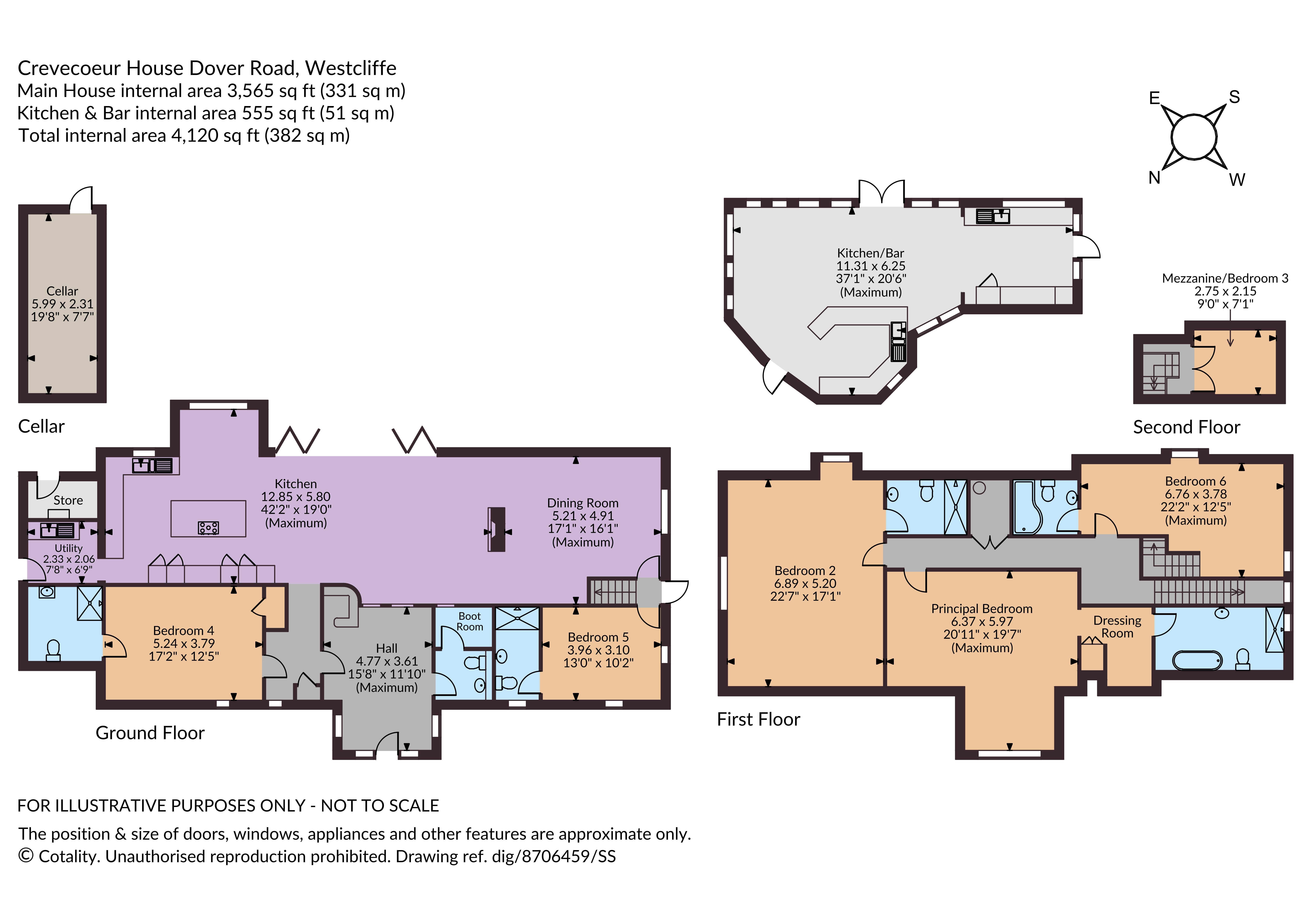 Crevecoeur House,, Dover Road, Kent floorplan