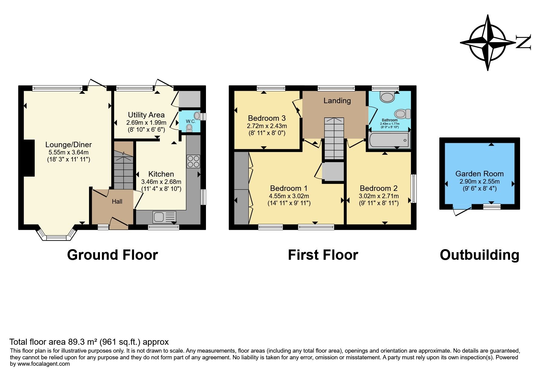 66, The Gossamers, Watford floorplan