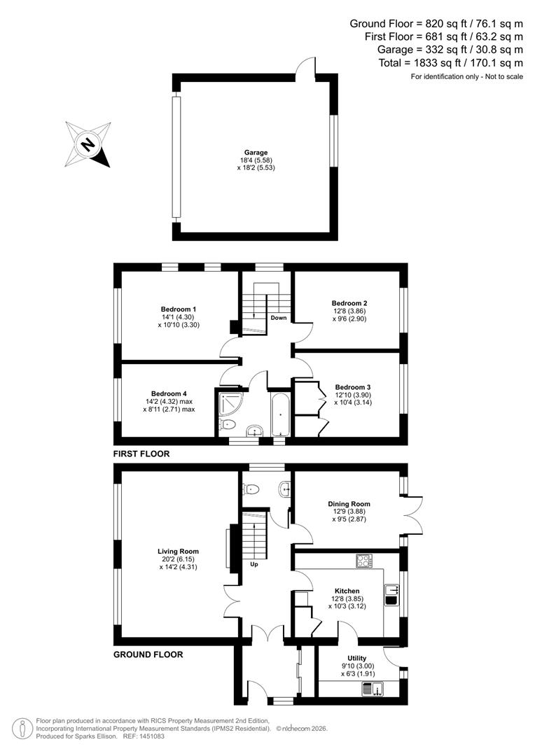 32, Wychwood Grove, Chandler's Ford floorplan