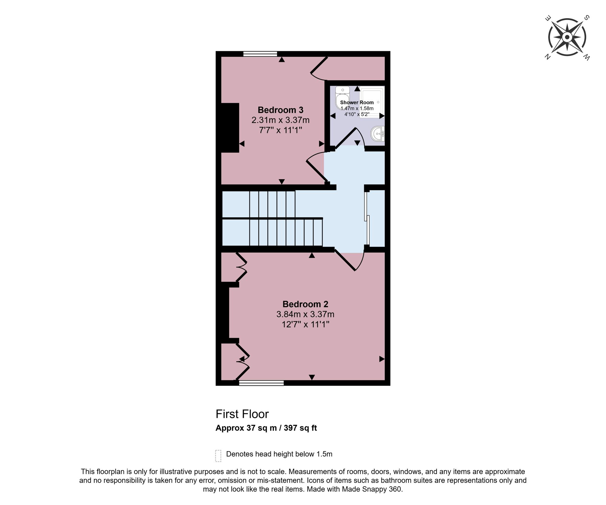 36 Cecil Street, Grantham floorplan