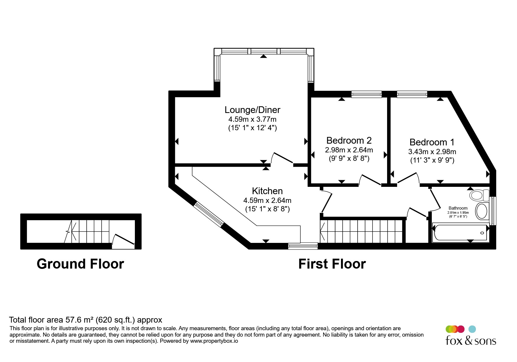 2b, Crofton Avenue, Yeovil floorplan