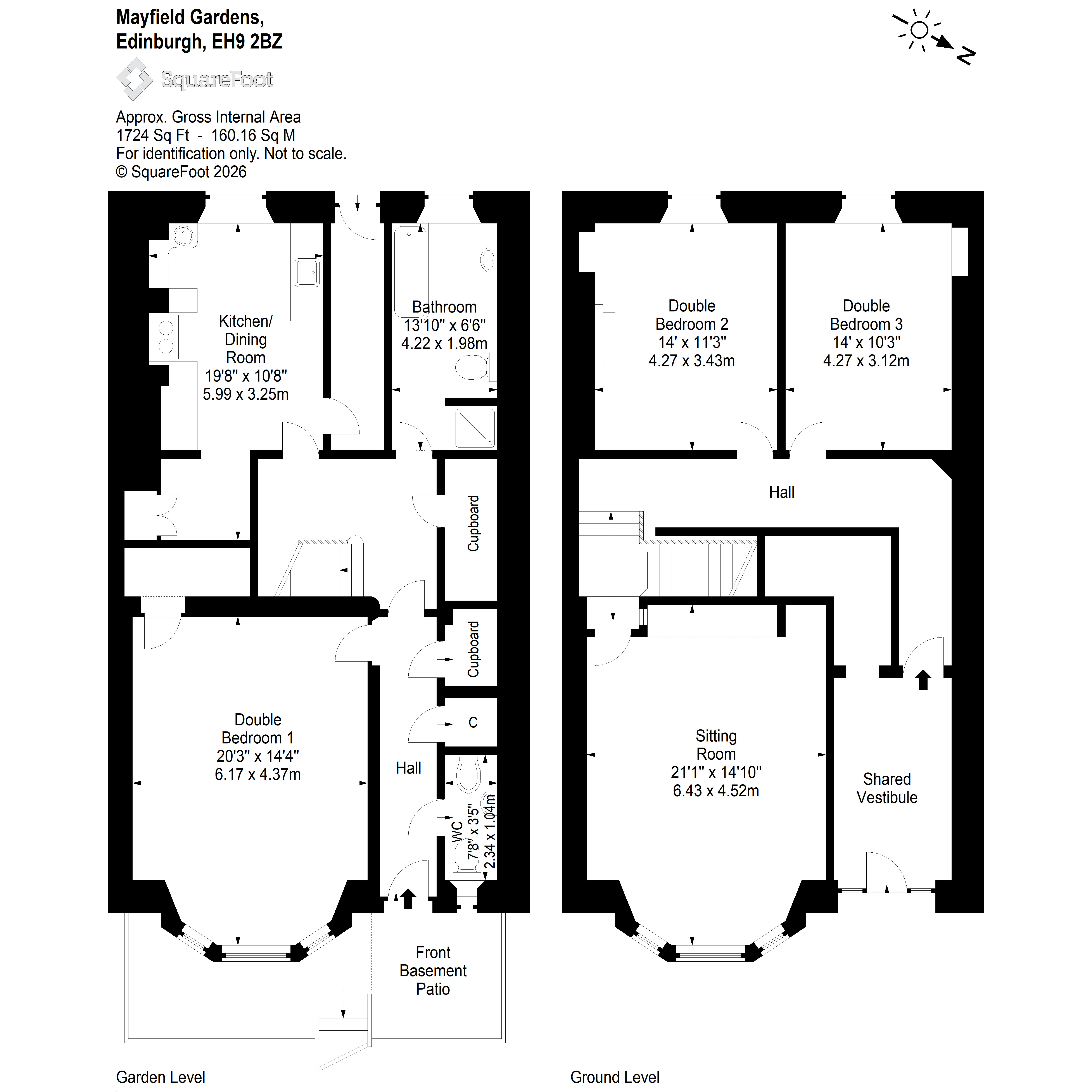Mayfield Gardens, Newington Edinburgh floorplan
