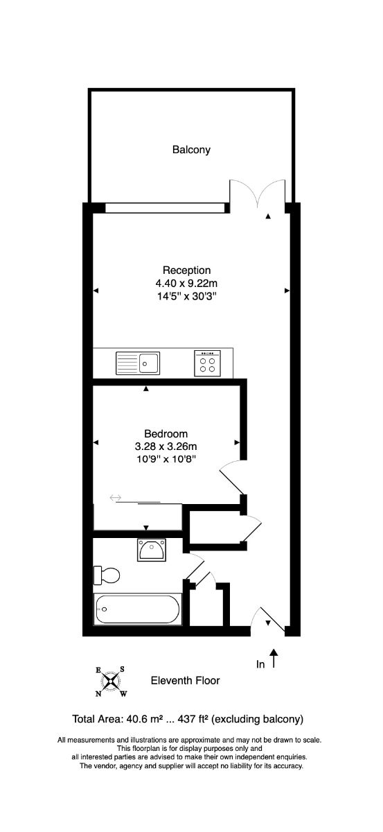 Apt 1108 Litmus, Nottingham floorplan