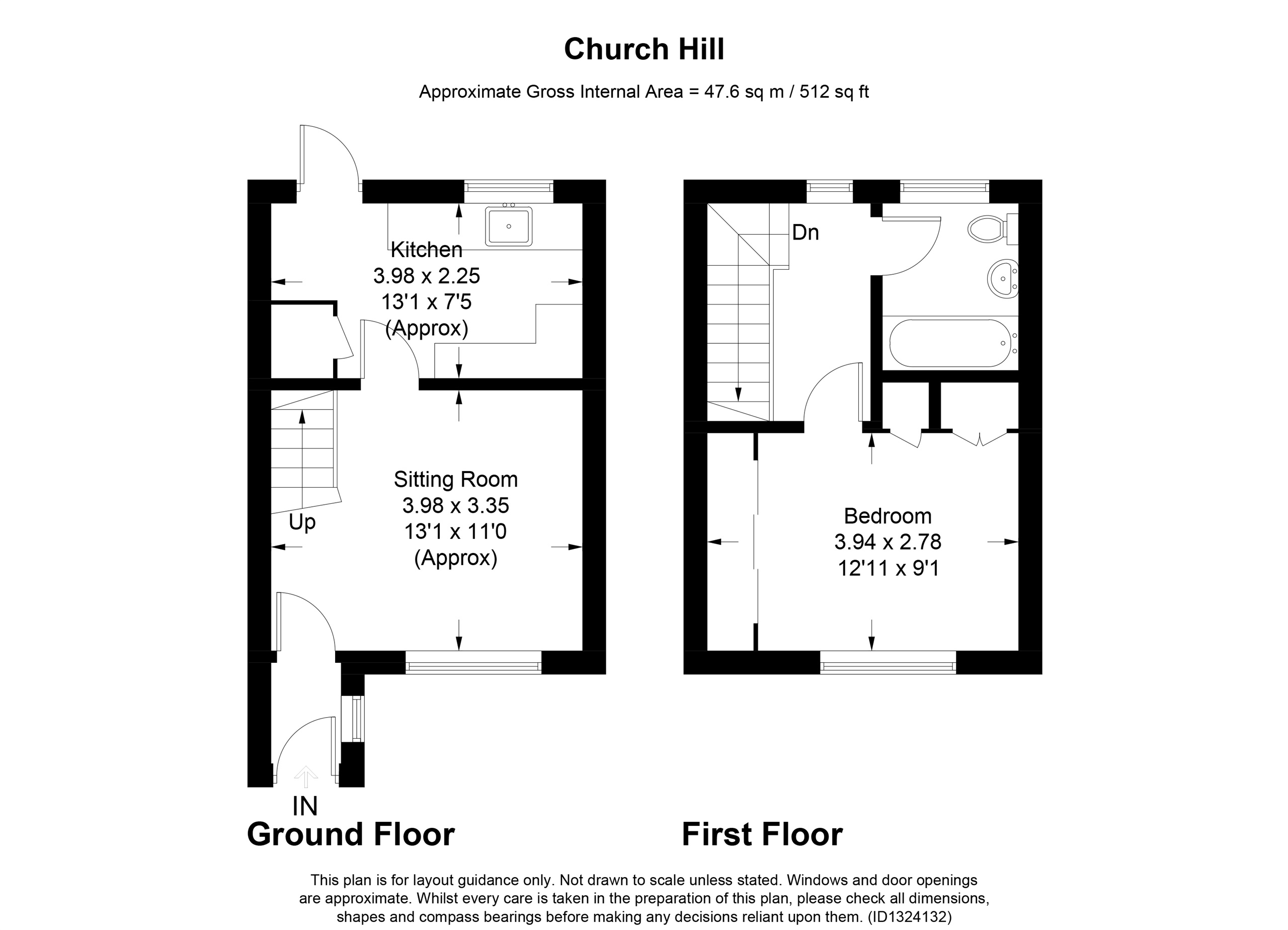 107, Church Hill, Leighton Buzzard floorplan