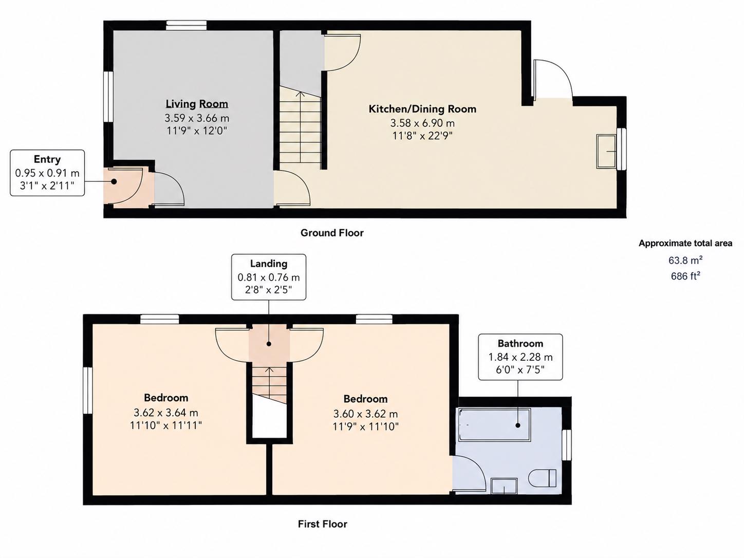13, Cam Street, Liverpool floorplan